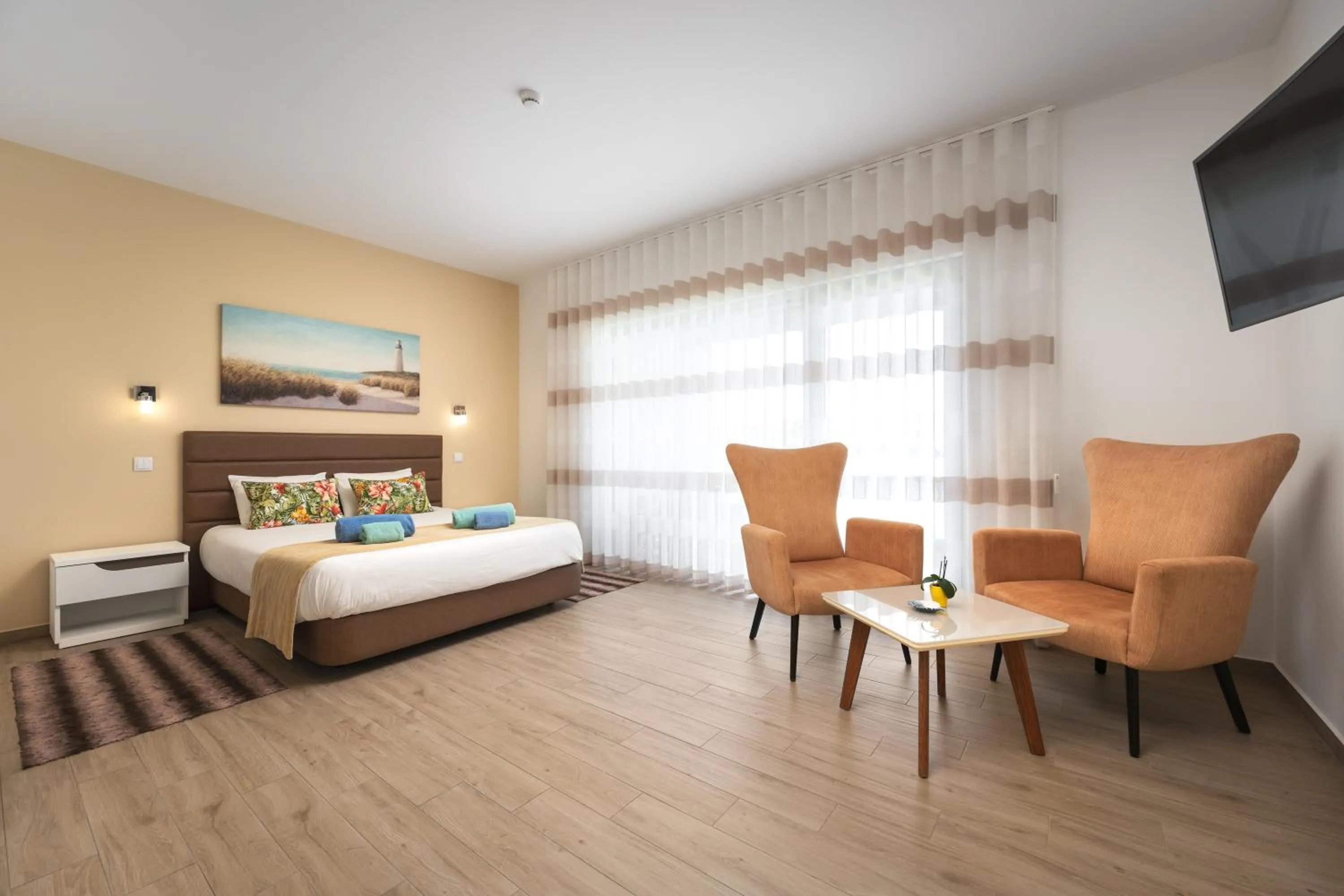 View (from property/room), Bed in SilverSide Holidays