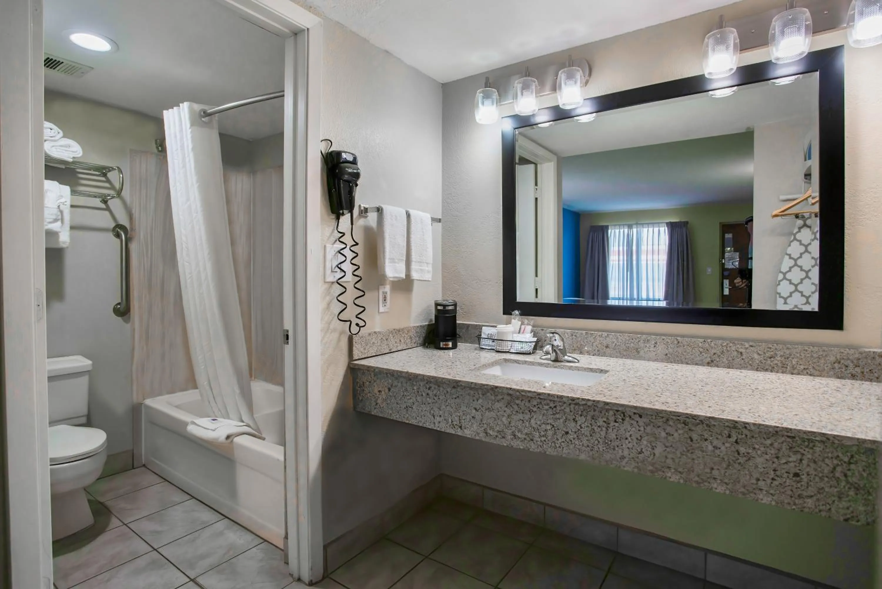 Bathroom in Studio 6 Suites Willcox AZ
