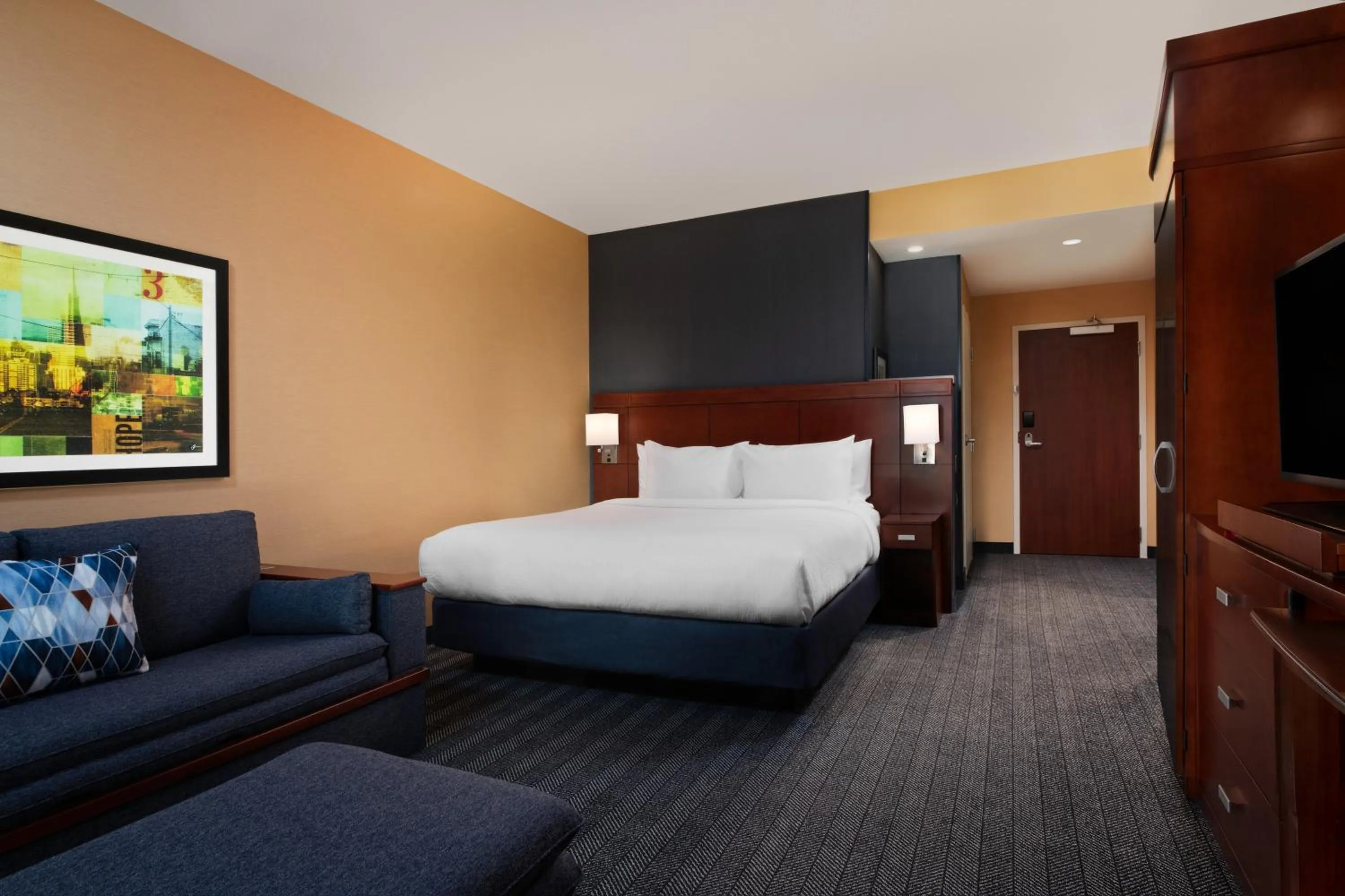 Bed in Courtyard by Marriott San Jose North/ Silicon Valley