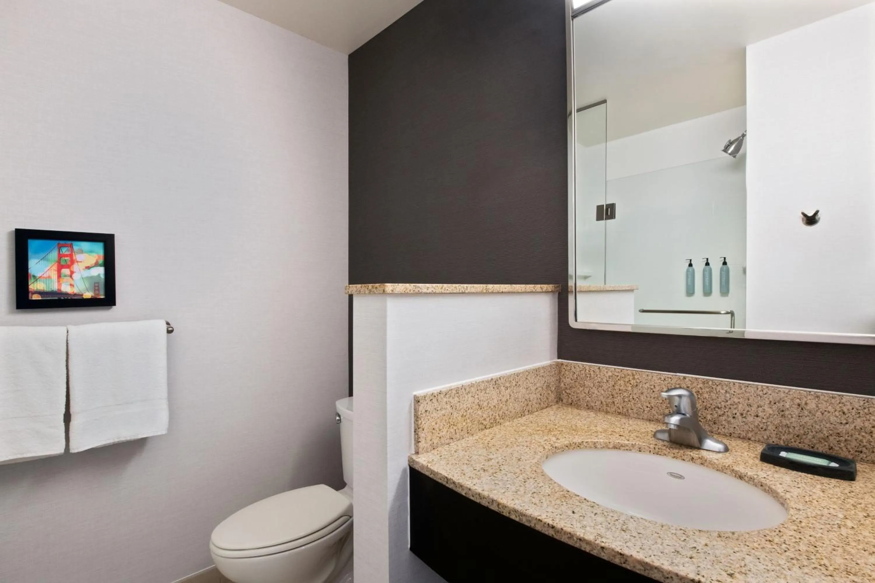 Bathroom in Courtyard by Marriott San Jose North/ Silicon Valley