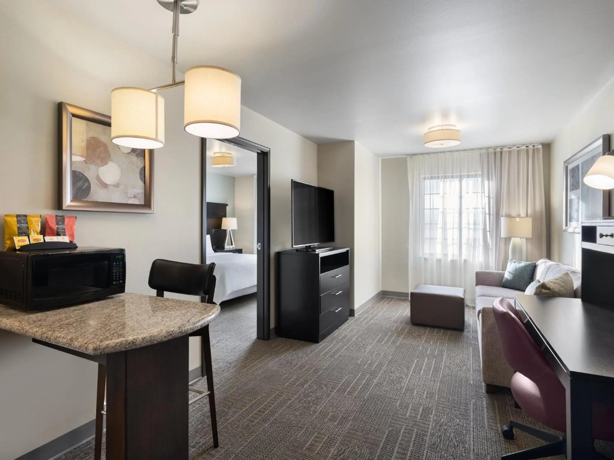 Photo of the whole room, Bed in Staybridge Suites Midvale by IHG