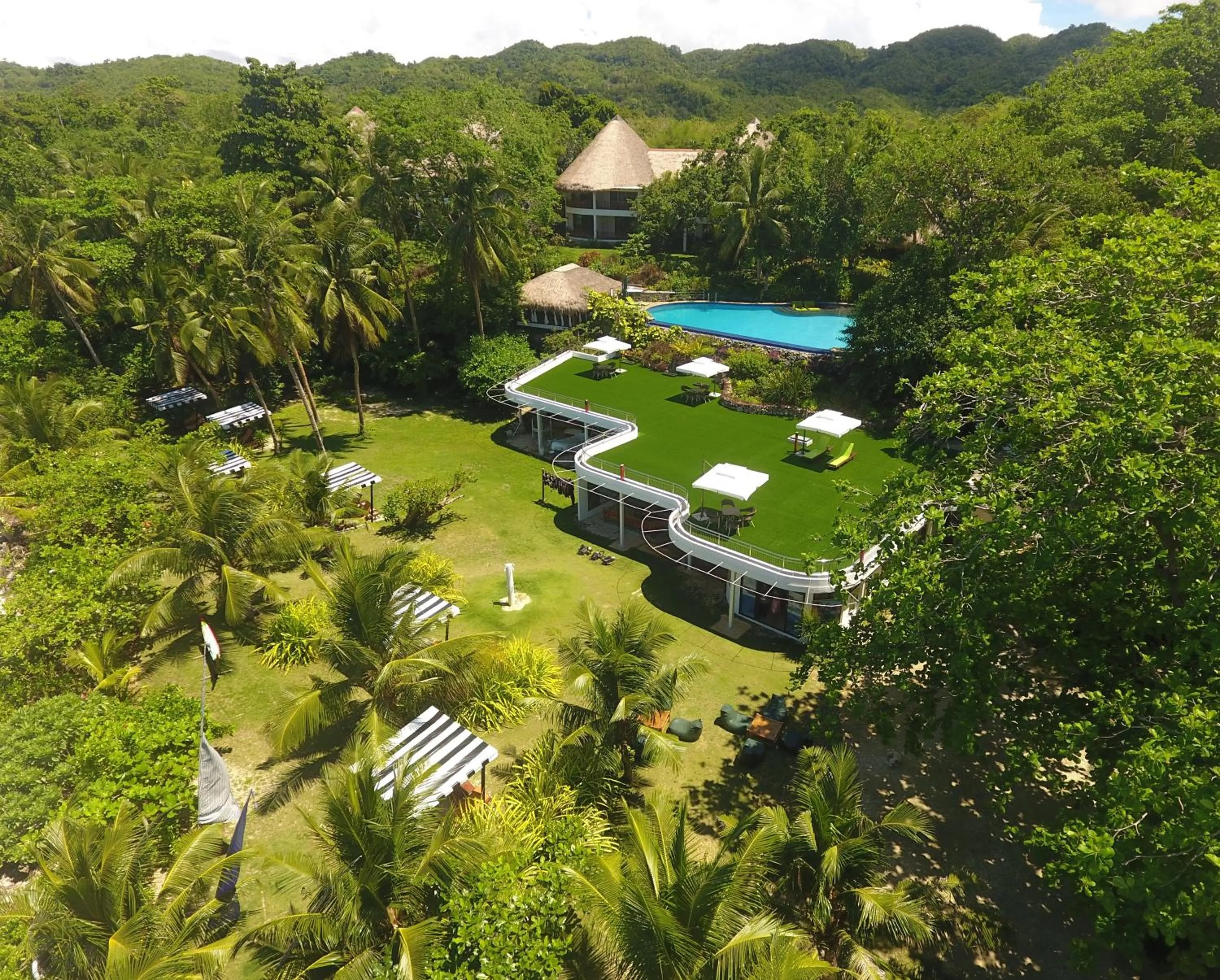 Bird's eye view in Amun Ini Beach Resort & Spa