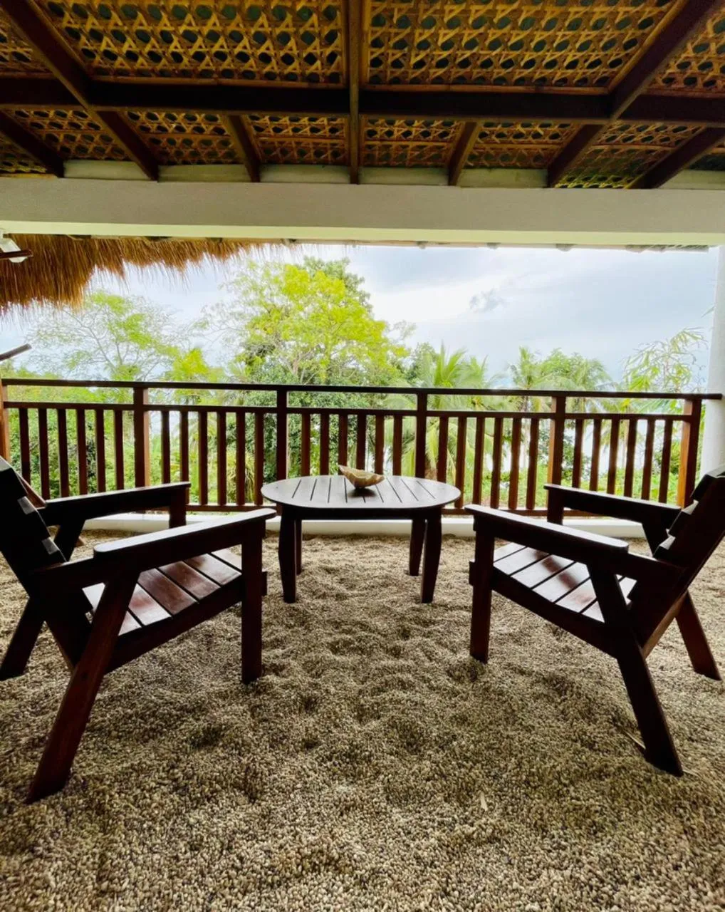 Balcony/Terrace in Amun Ini Beach Resort & Spa