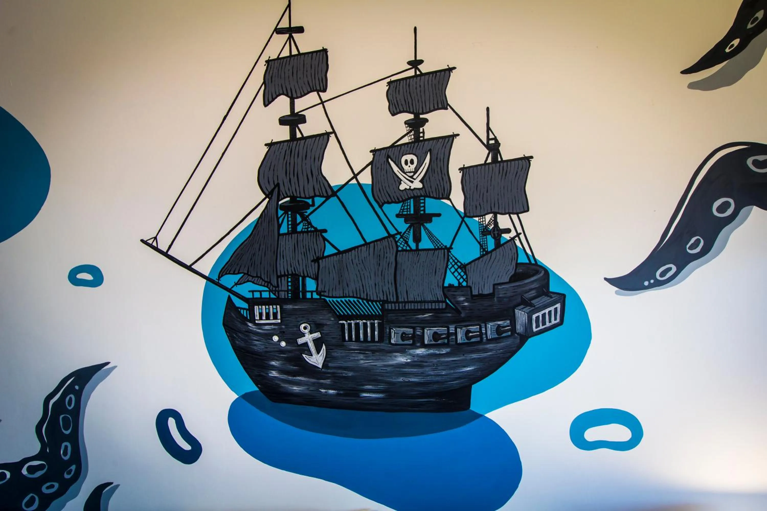 Decorative detail in Casa del Puerto Hostel & Suites