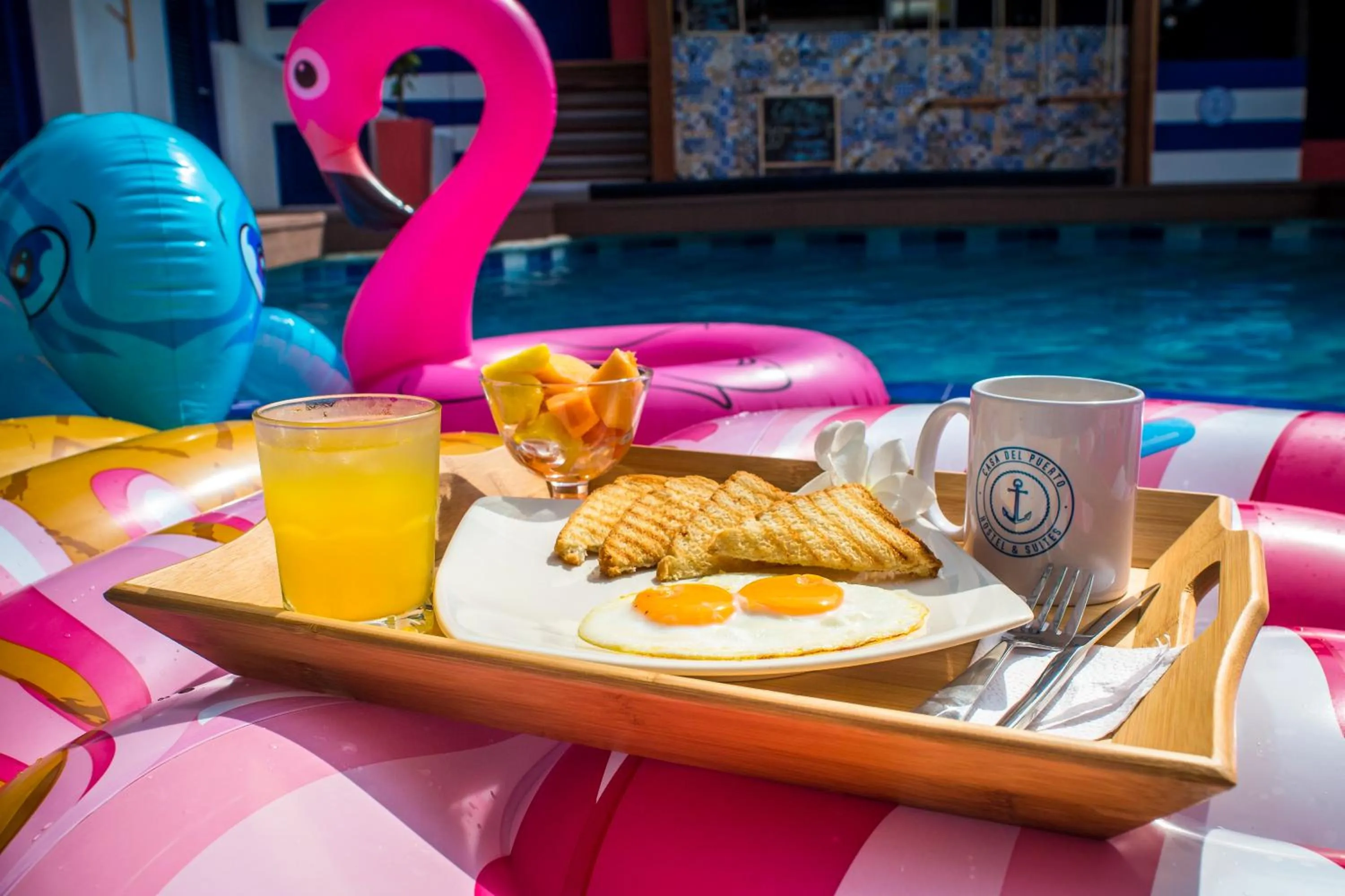 Food and drinks in Casa del Puerto Hostel & Suites