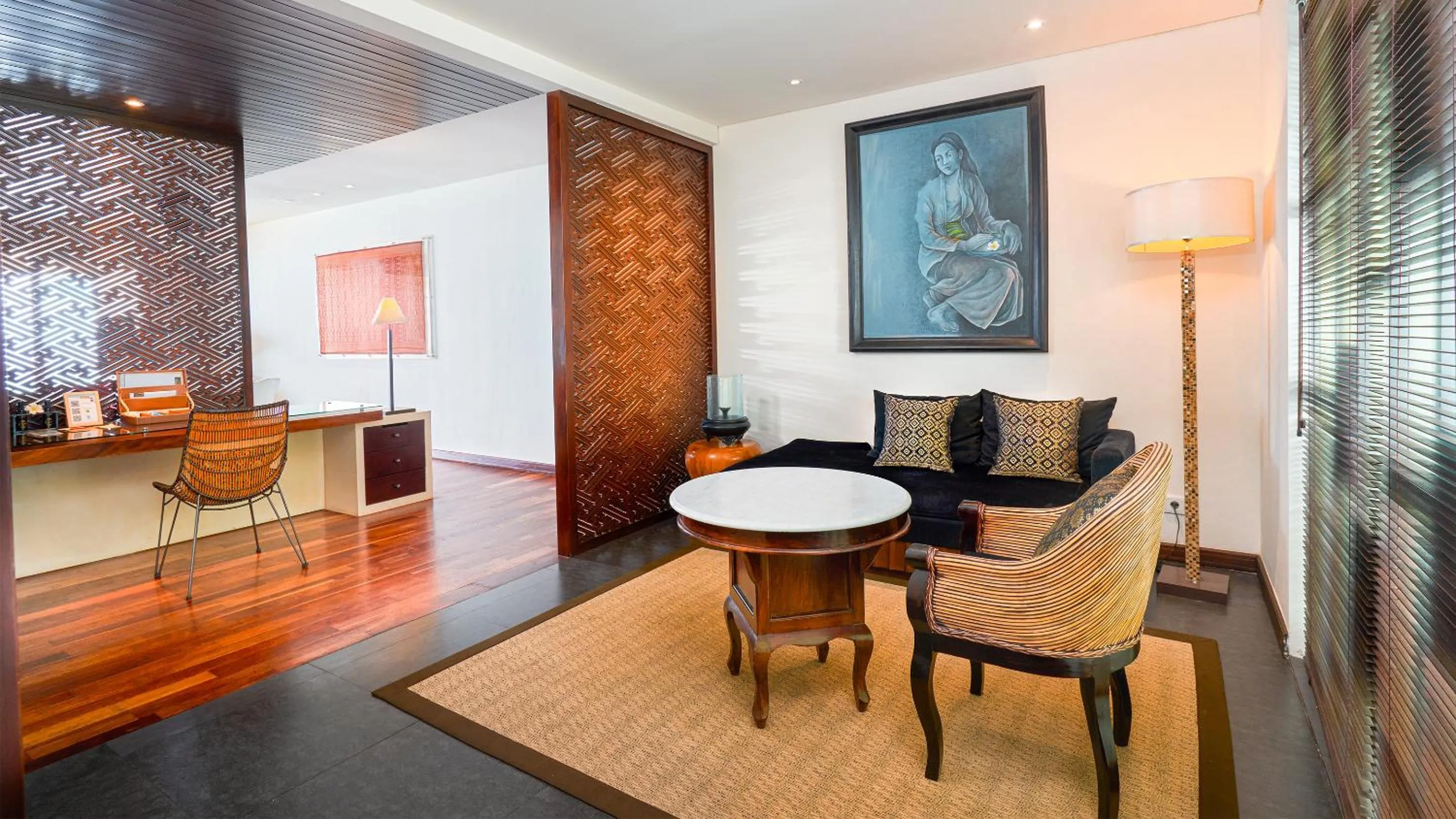 Living room in Samabe Bali Suites & Villas