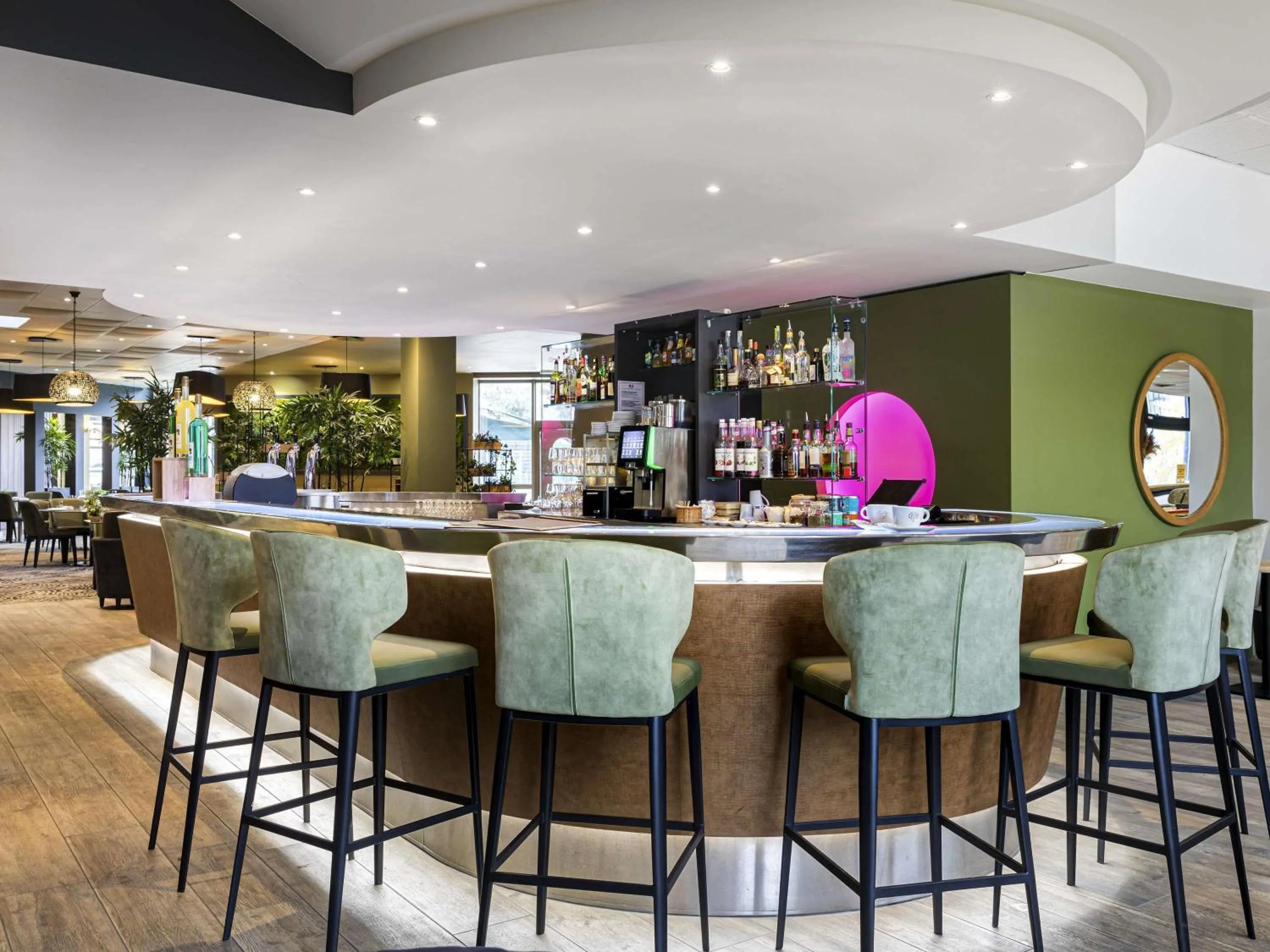 Lounge or bar in Novotel Lyon Gerland Musée des Confluences