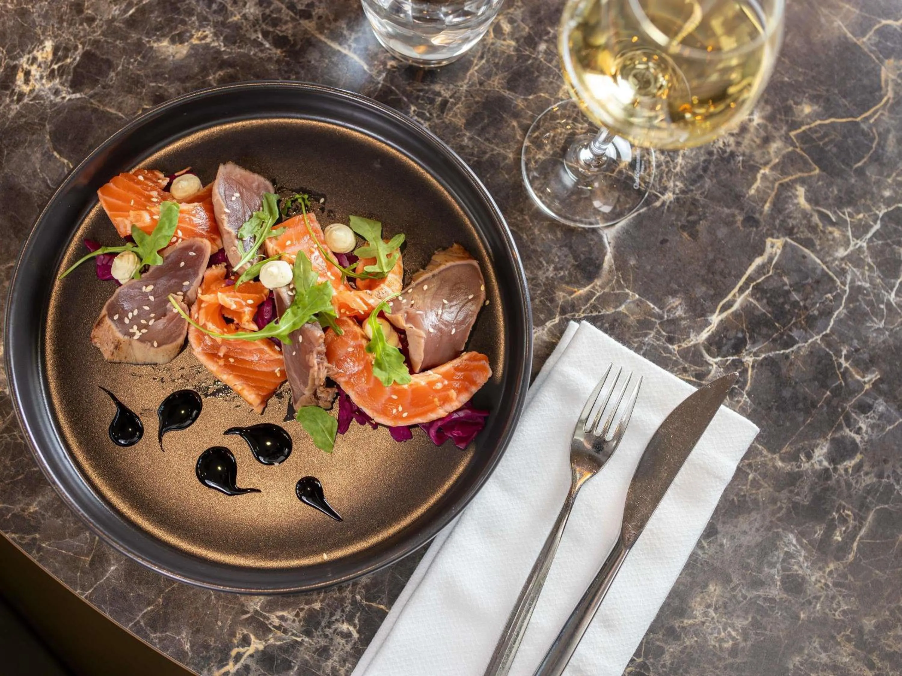 Restaurant/places to eat in Novotel Lyon Gerland Musée des Confluences