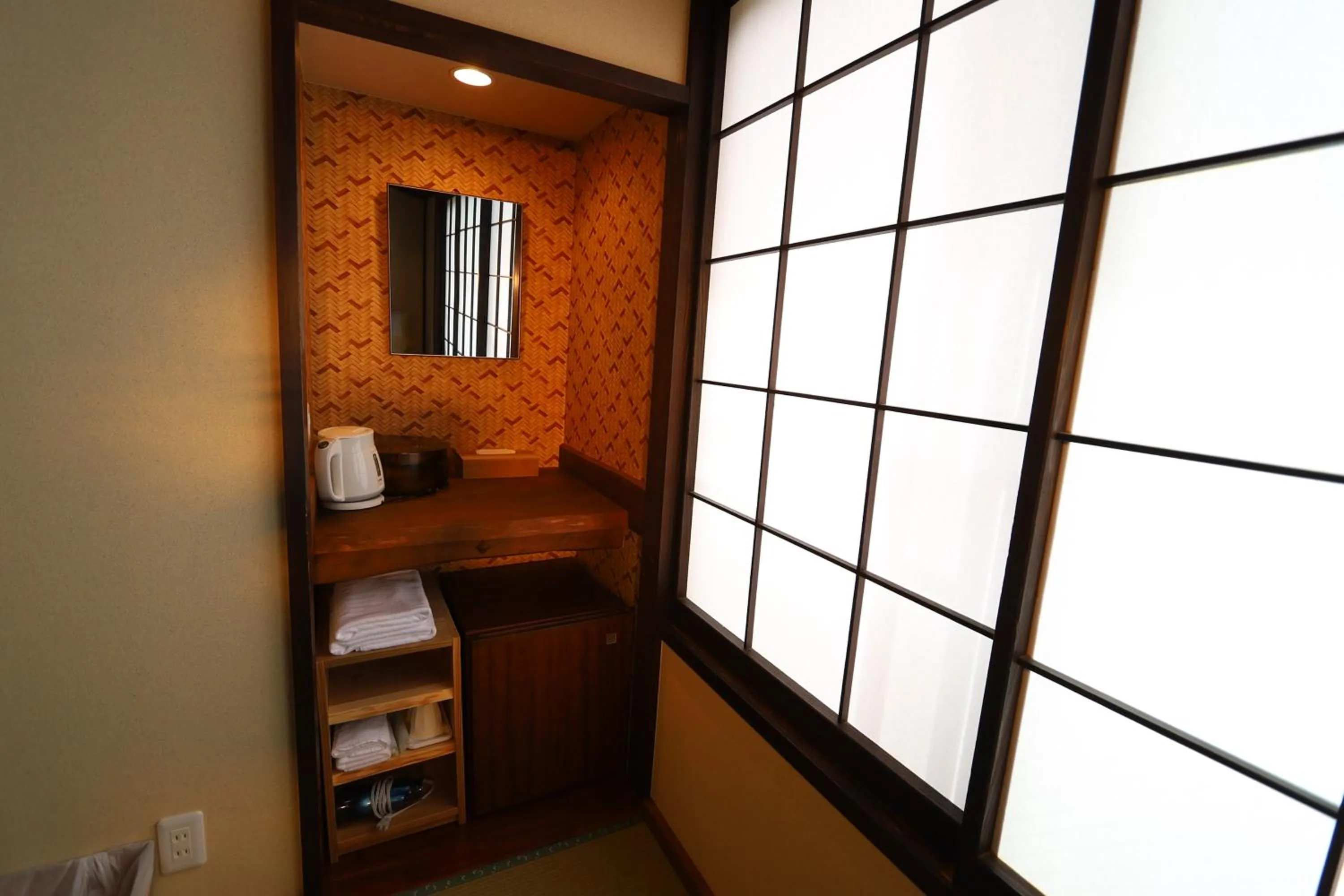 Bed in Onsen & Garden -Asante Inn-