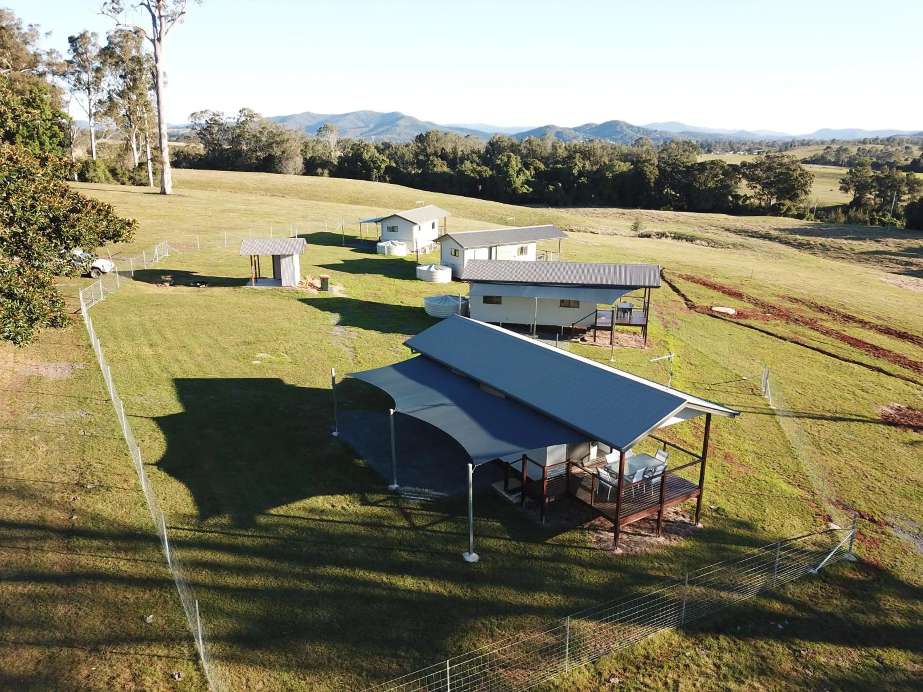 Bird's eye view in Valley Cabins By The Creek