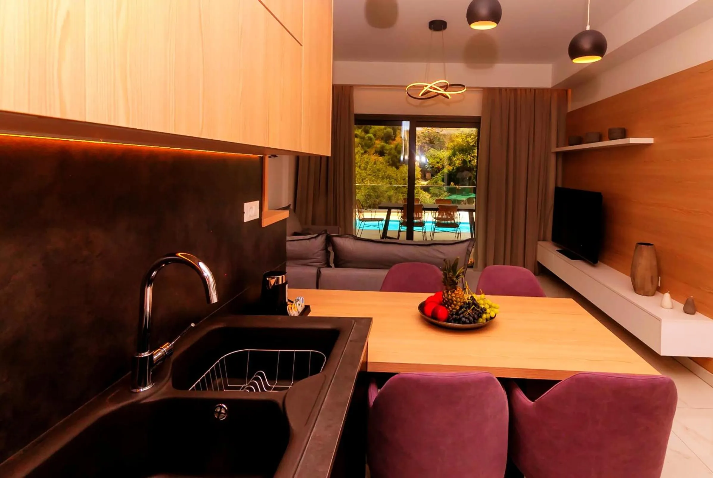 Kitchen or kitchenette in Elite Luxury Villas
