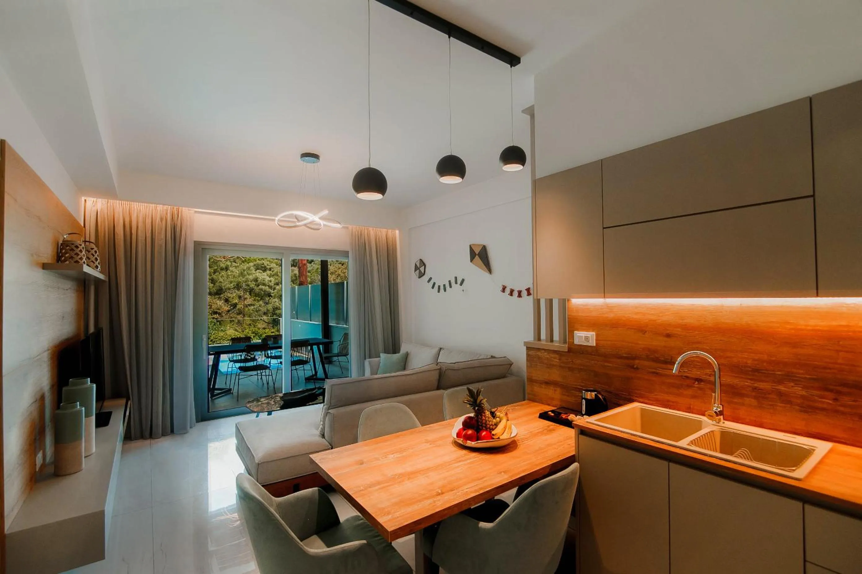 Kitchen or kitchenette in Elite Luxury Villas