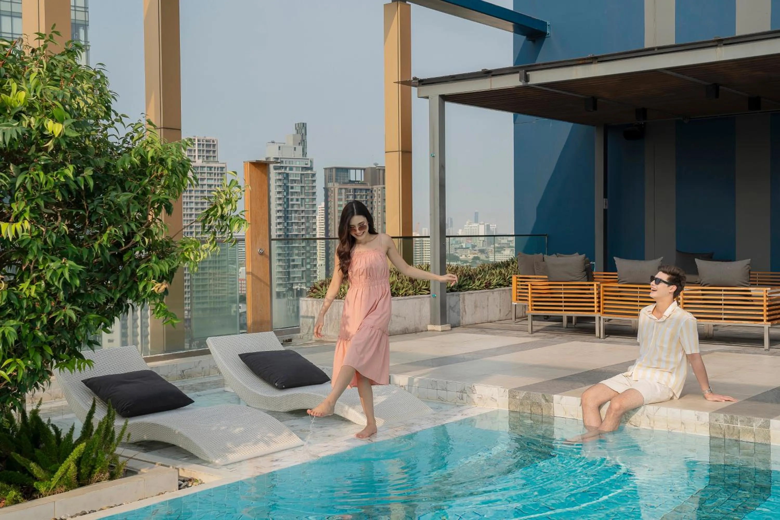 Swimming pool in Staybridge Suites Bangkok Thonglor by IHG