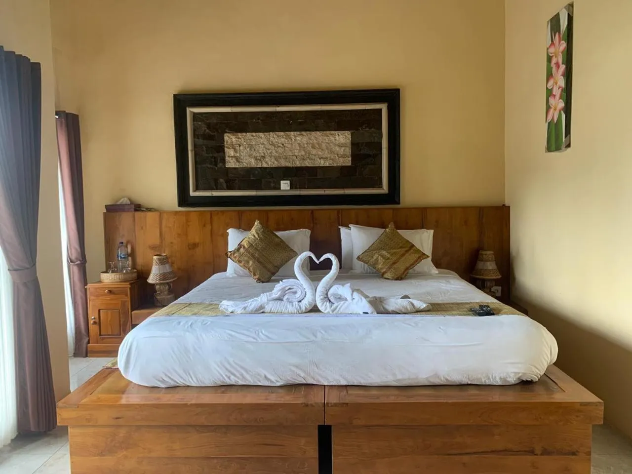 Bed in Ayodya Batur Villa