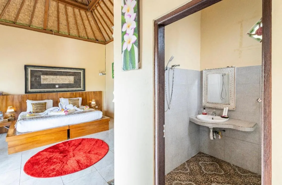 Bed in Ayodya Batur Villa