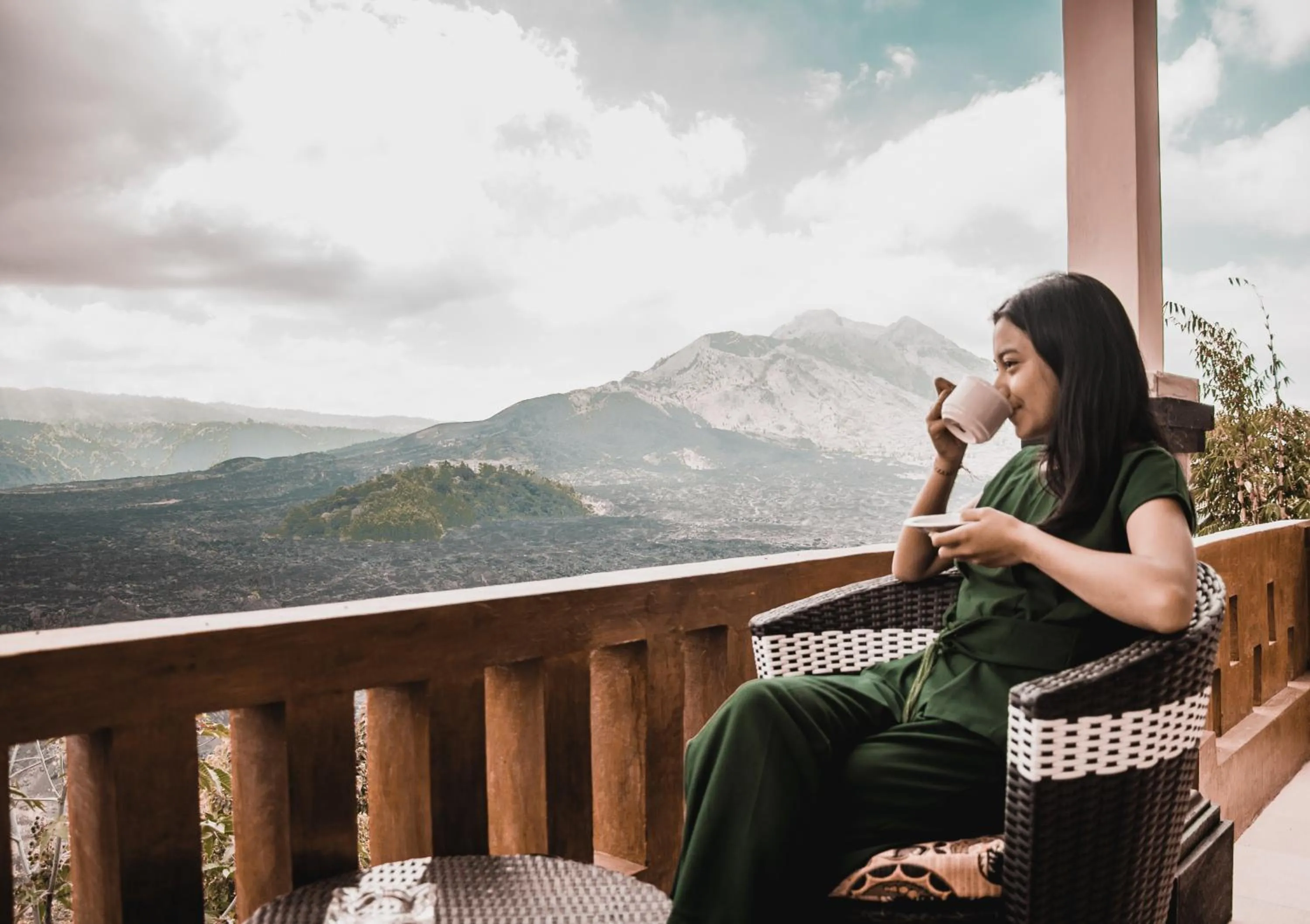 Balcony/Terrace in Ayodya Batur Villa