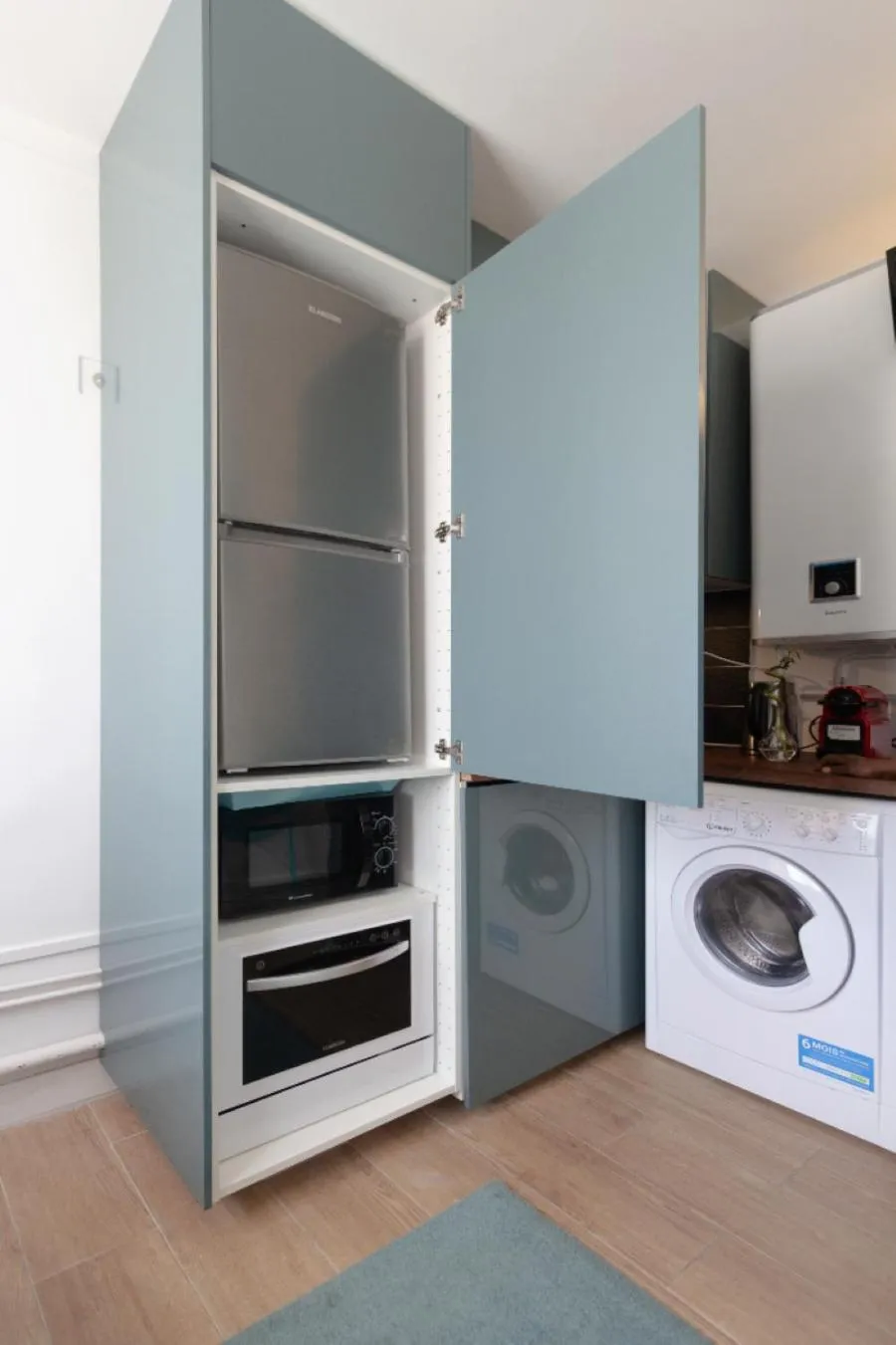 Kitchen or kitchenette in Paris Access with Creteil Apartment