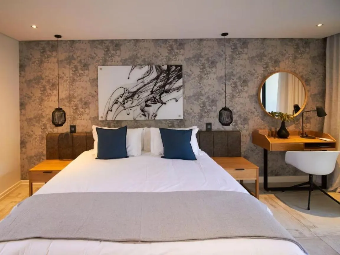 Bed in Central Beach Villas