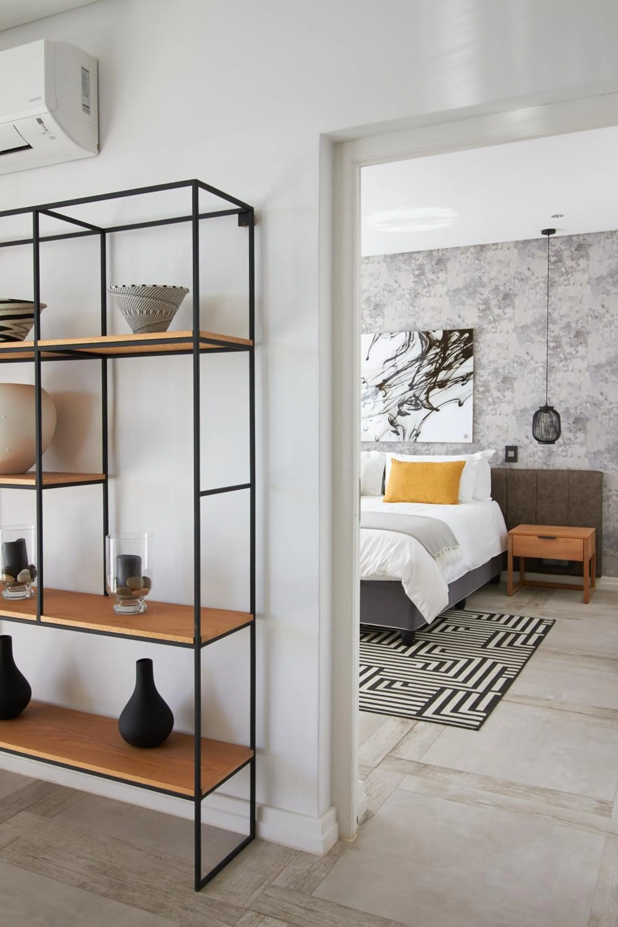 Bed in Central Beach Villas