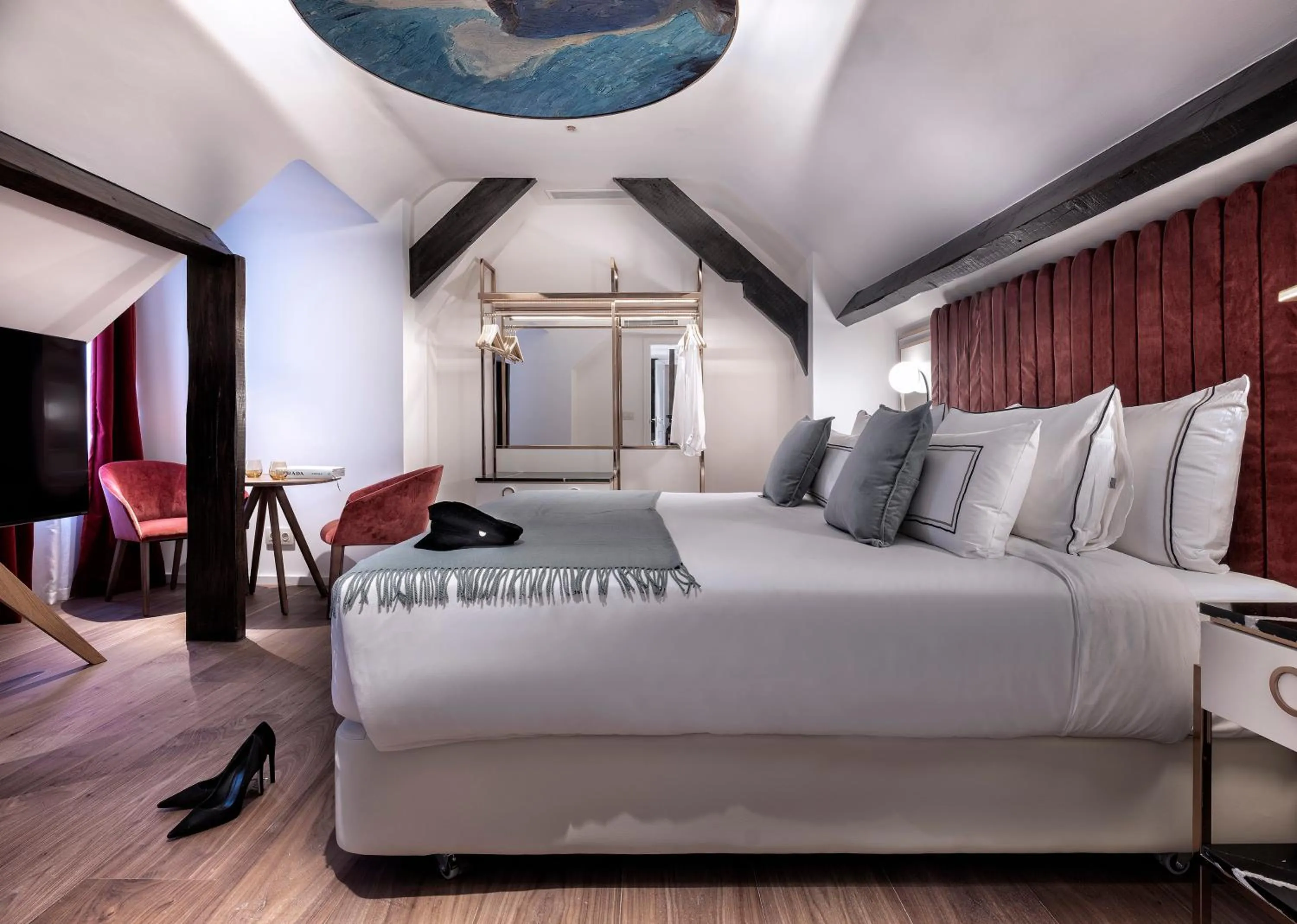 Bed in Maison Colbert Member of Meliá Collection Notre-Dame