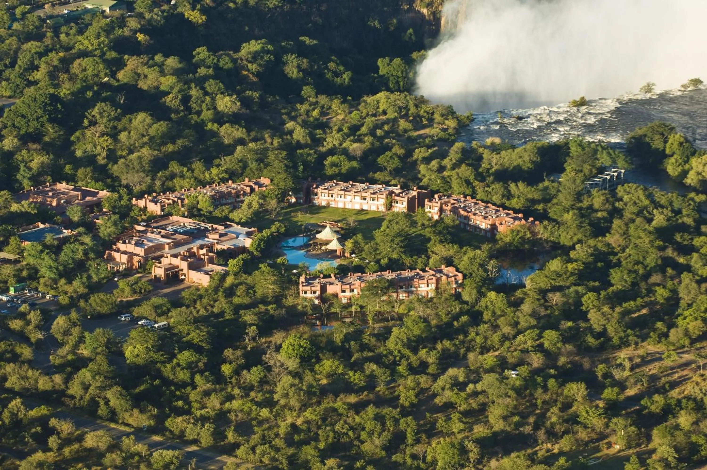 Bird's eye view in Avani Victoria Falls Resort
