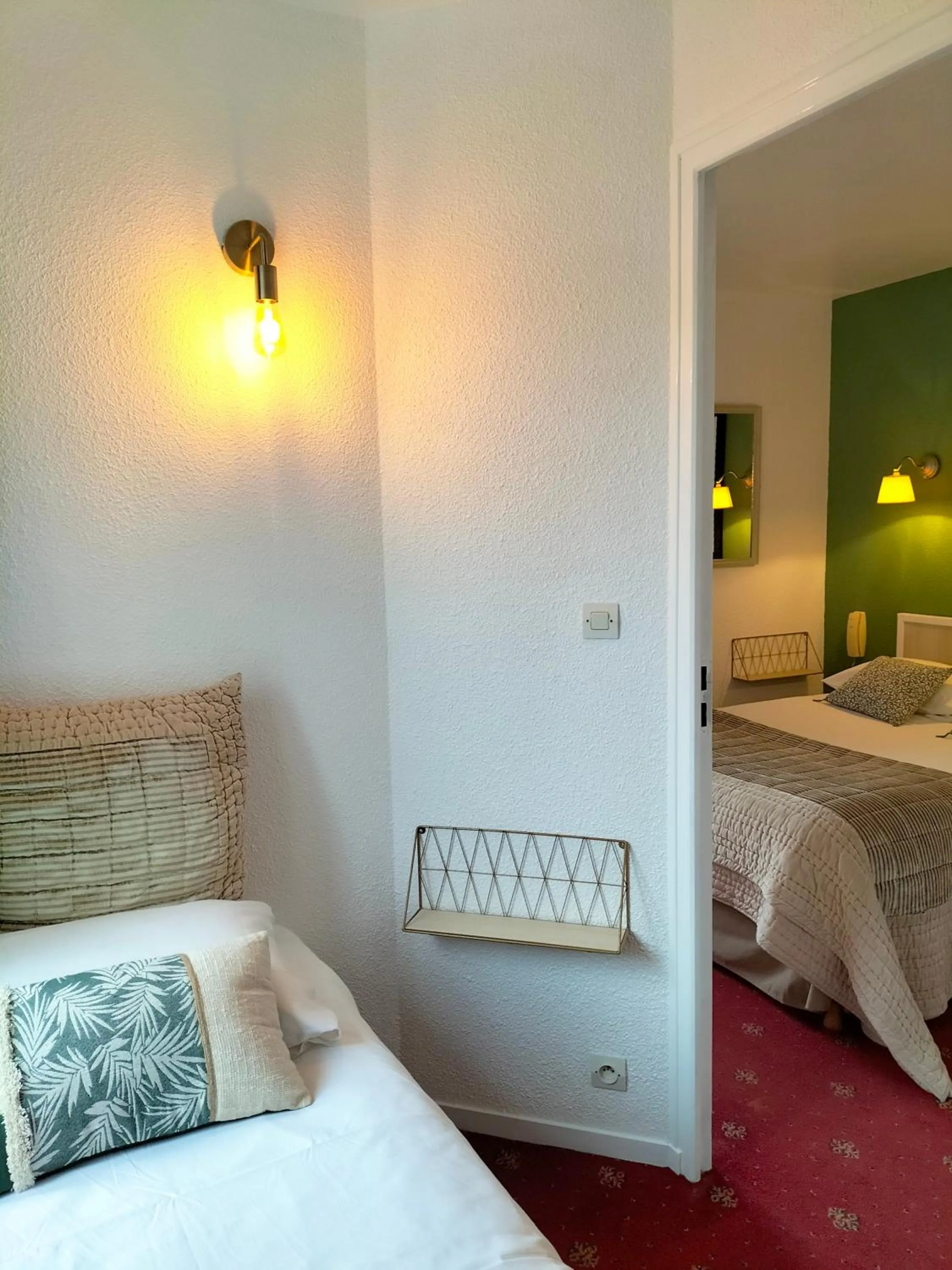 Photo of the whole room, Bed in Logis HOTEL RESTAURANT La Régence