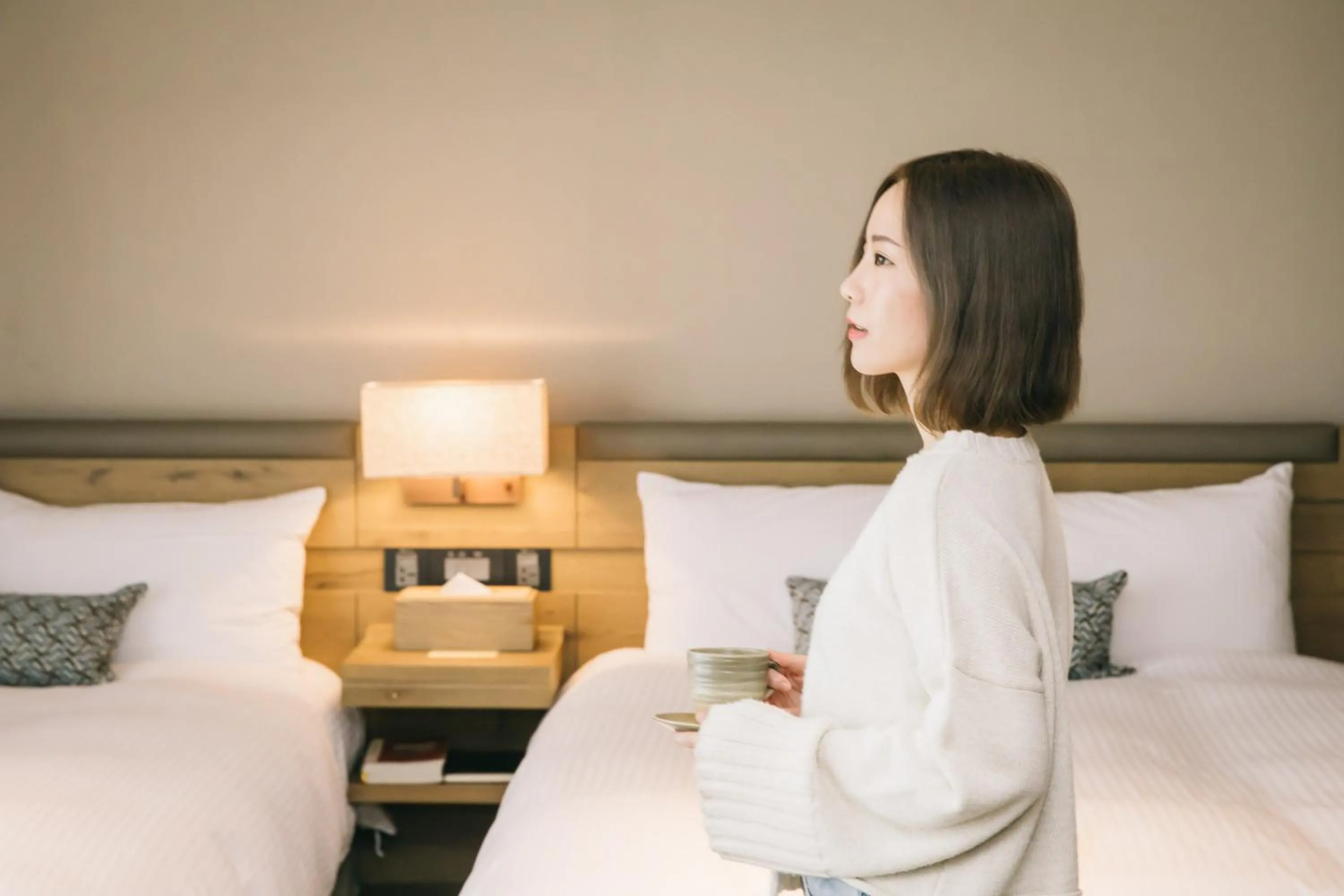 Decorative detail, Bed in Hotel Royal Chihpin