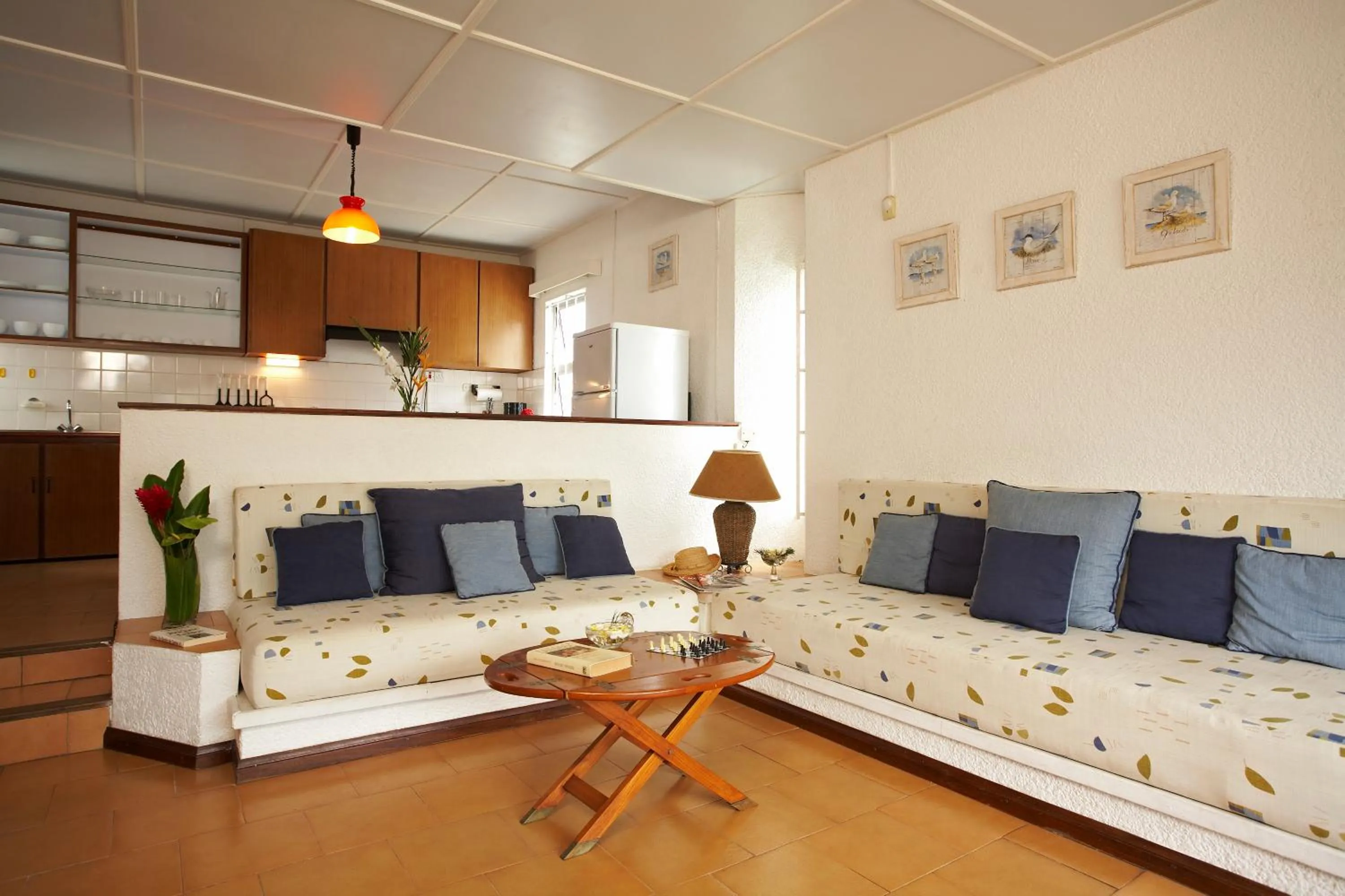 Living room, Bed in La Pointe Villas