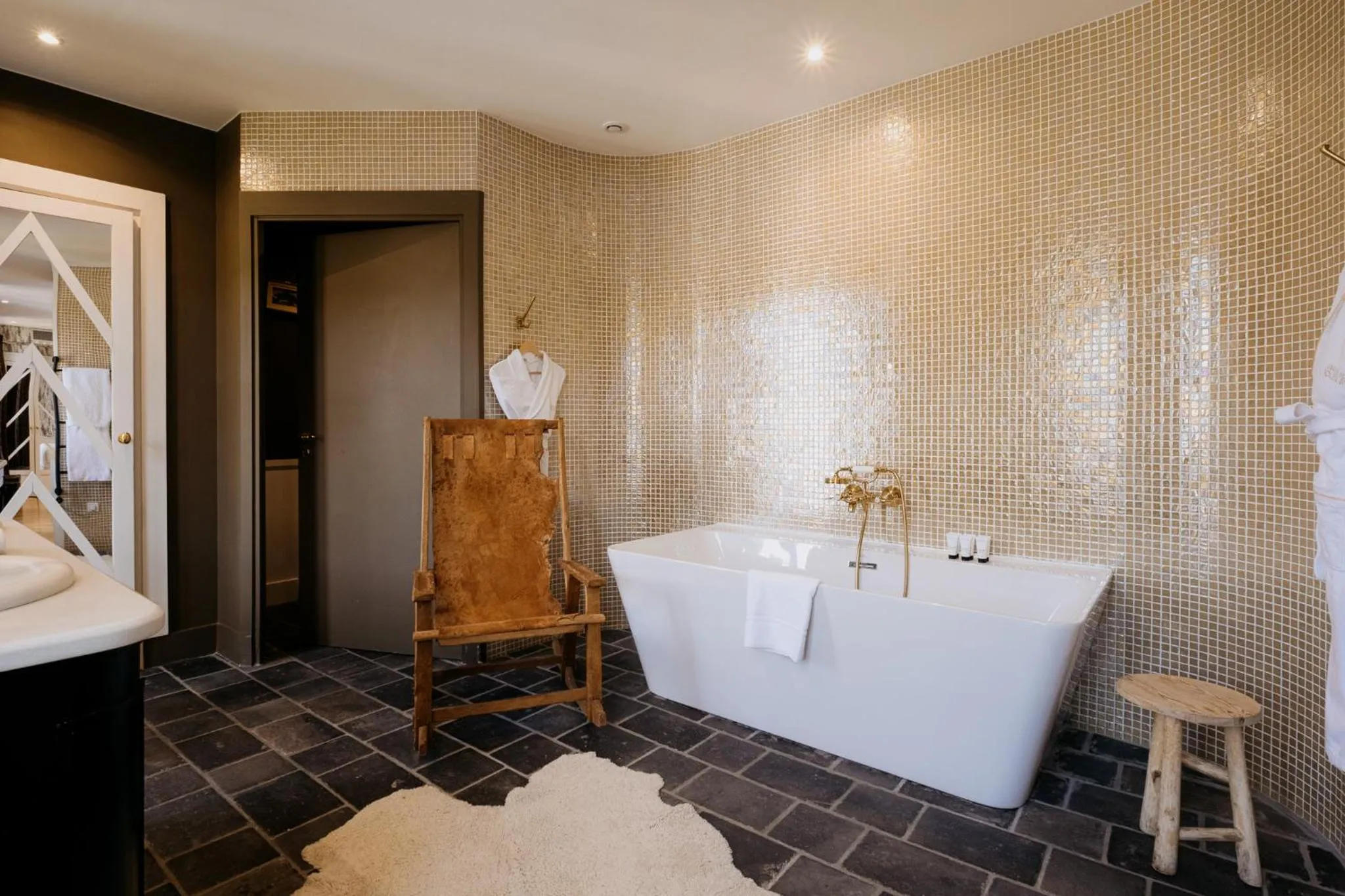 Bathroom in Grand Hotel Soleil d'Or