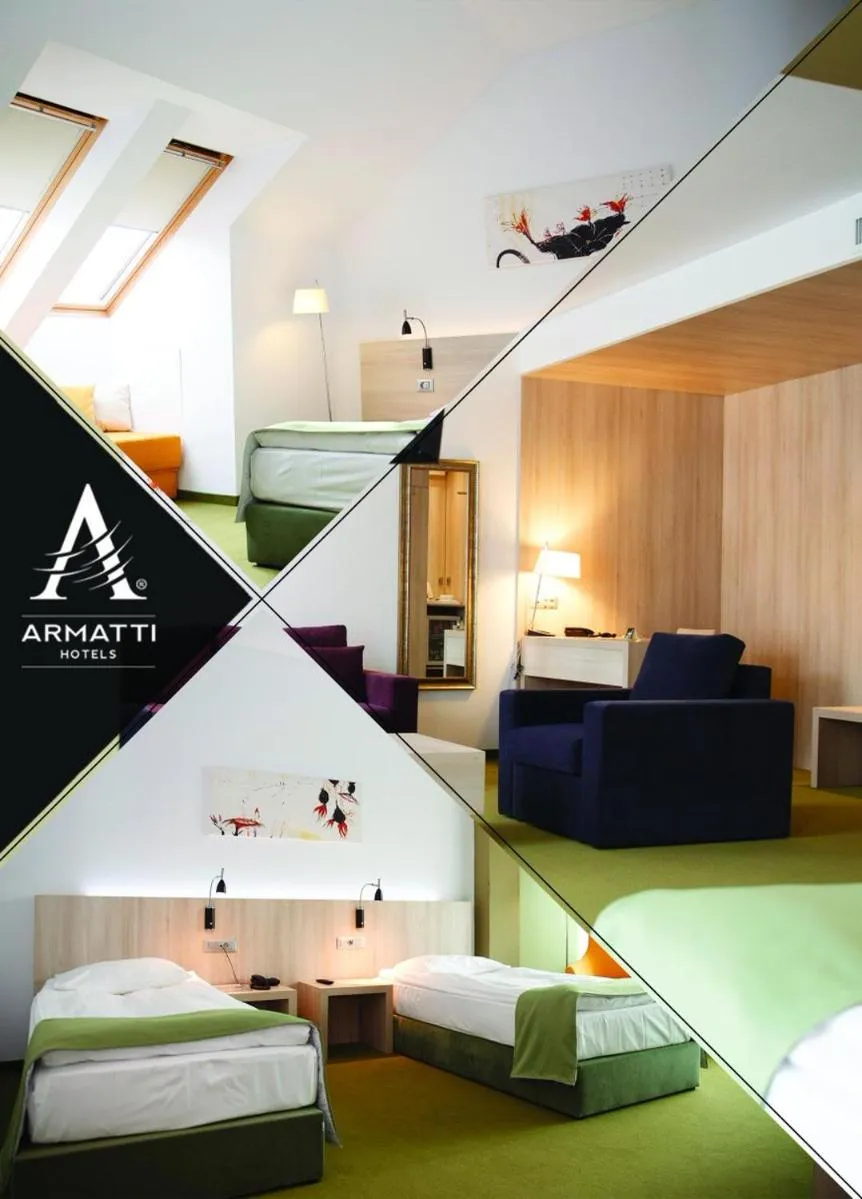 Bed in Hotel Armatti