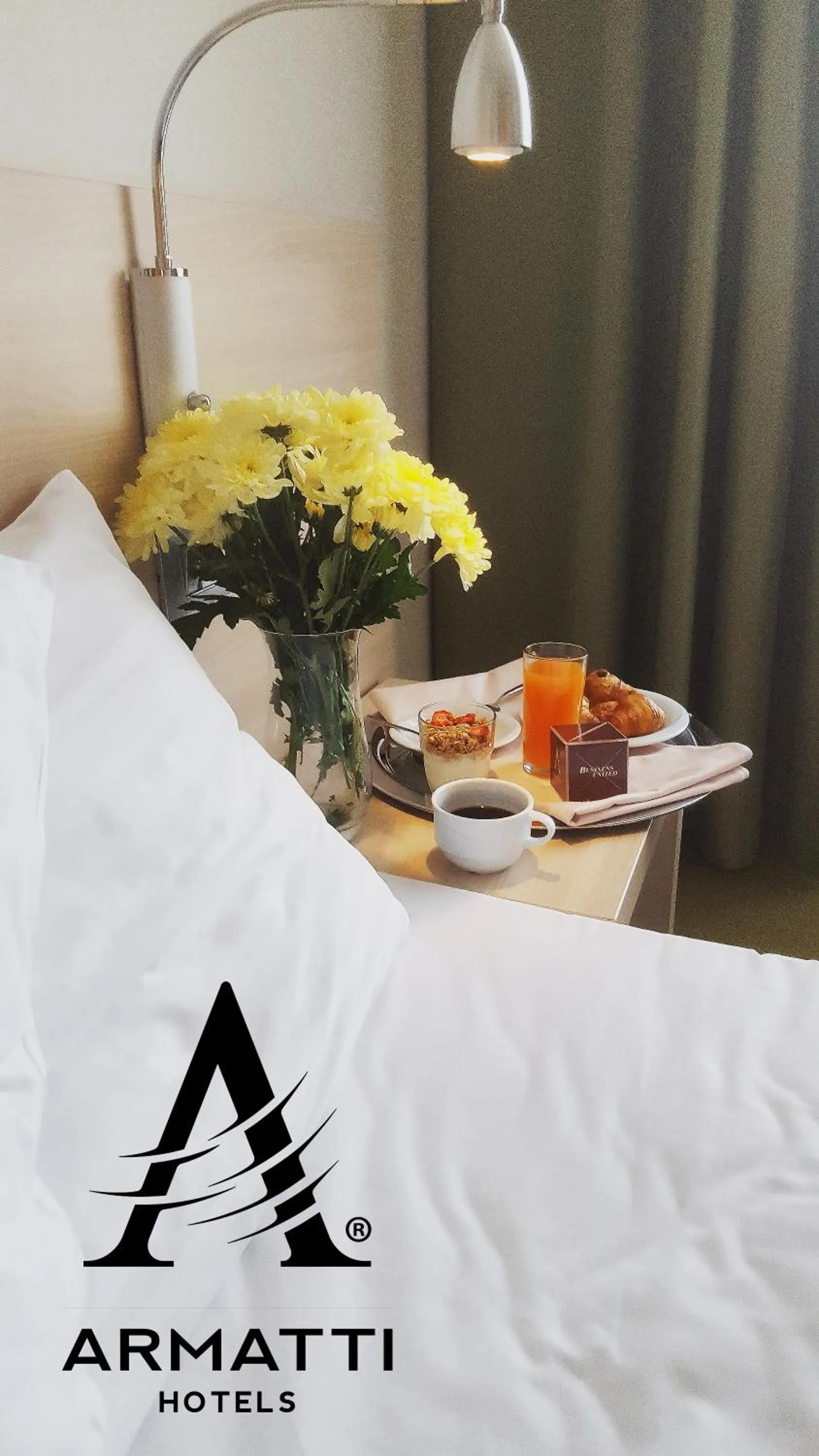 Bed in Hotel Armatti