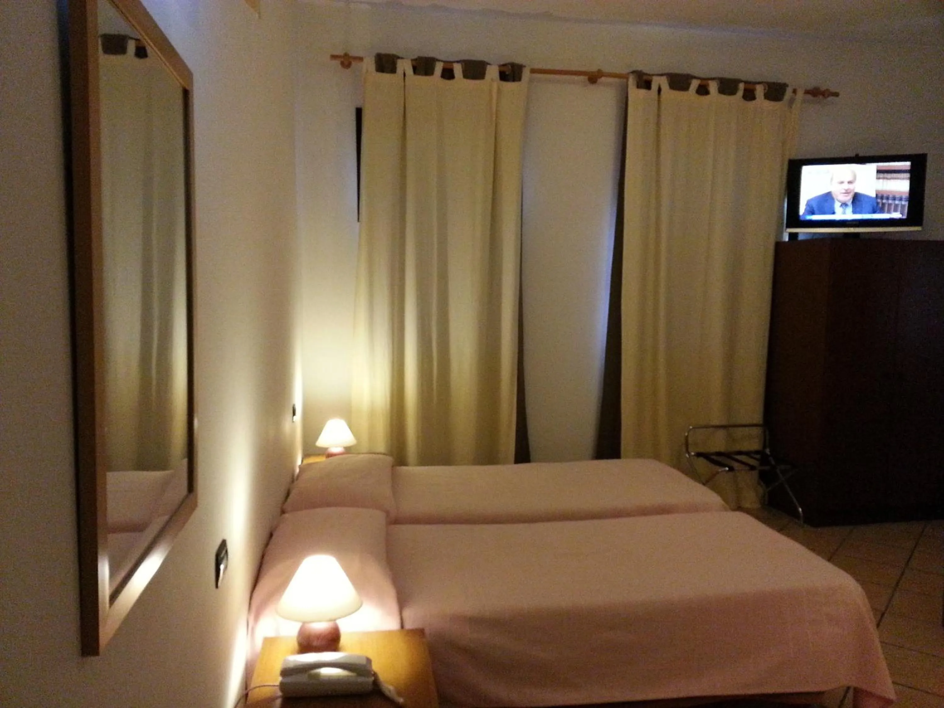 Bedroom, Bed in Albergo Pizzeria Sole