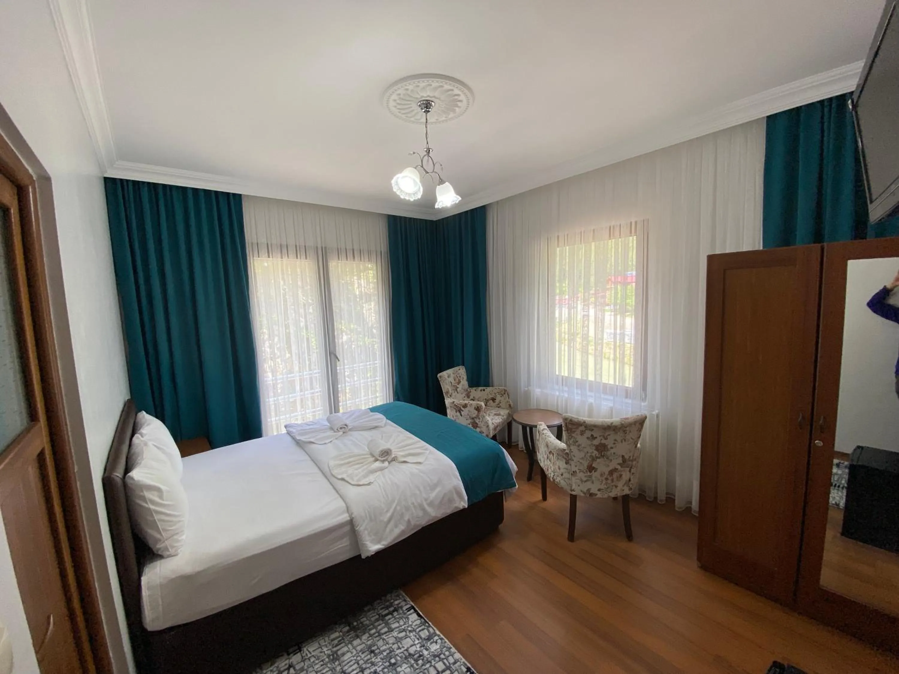 Bed in Uzungol Soylu Hotel