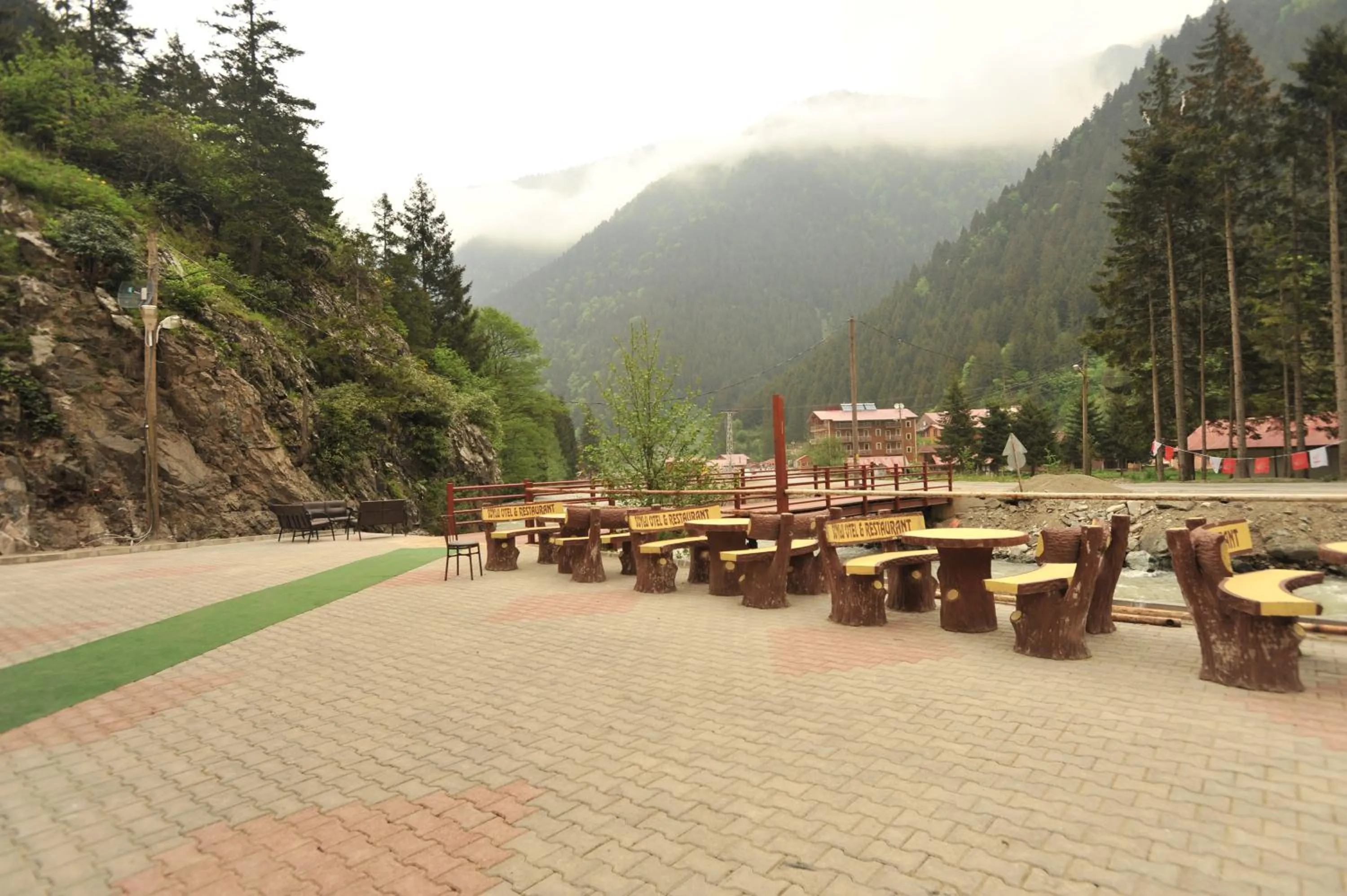 Patio in Uzungol Soylu Hotel