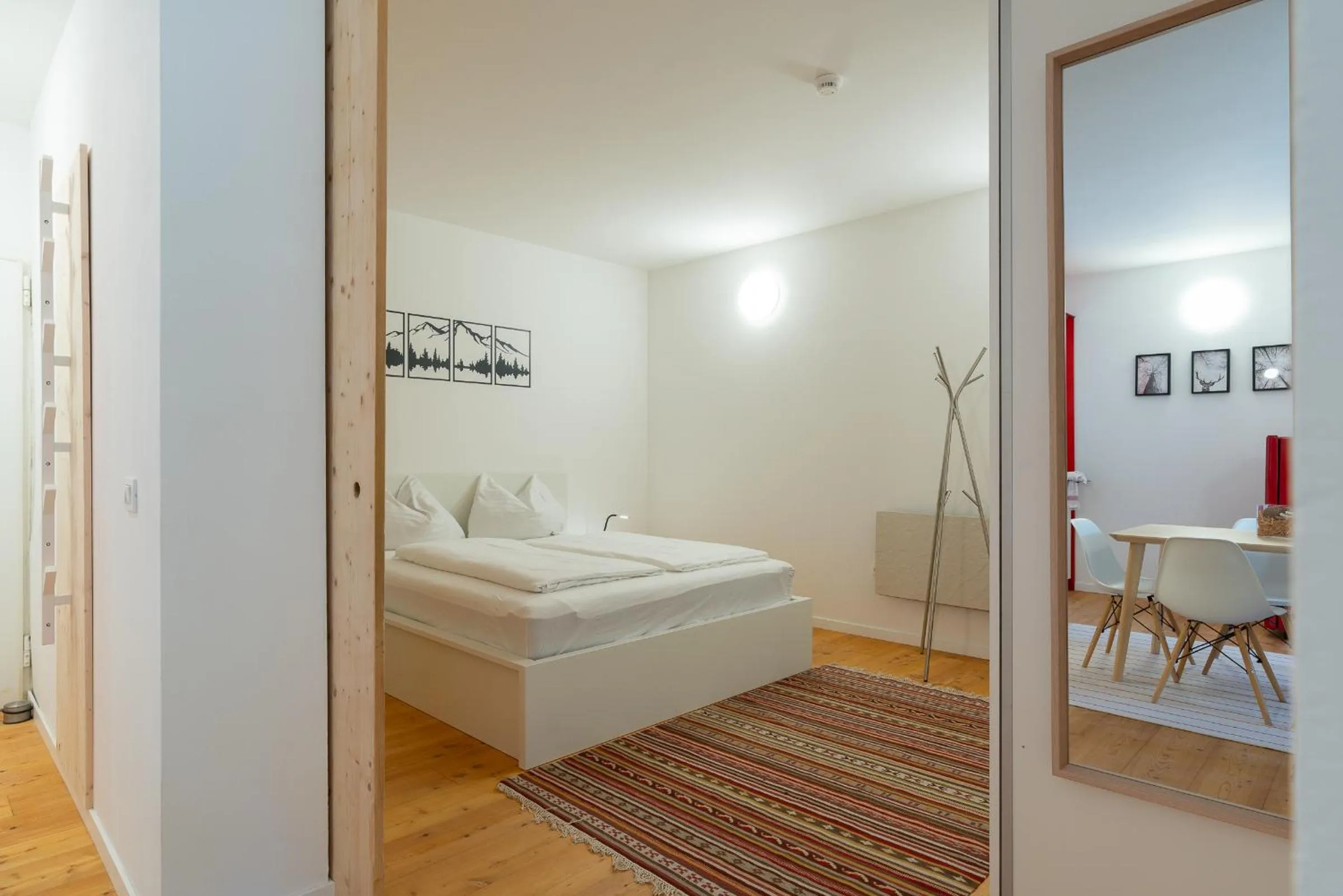Bedroom, Bed in Quercus Appartements contactless check-in