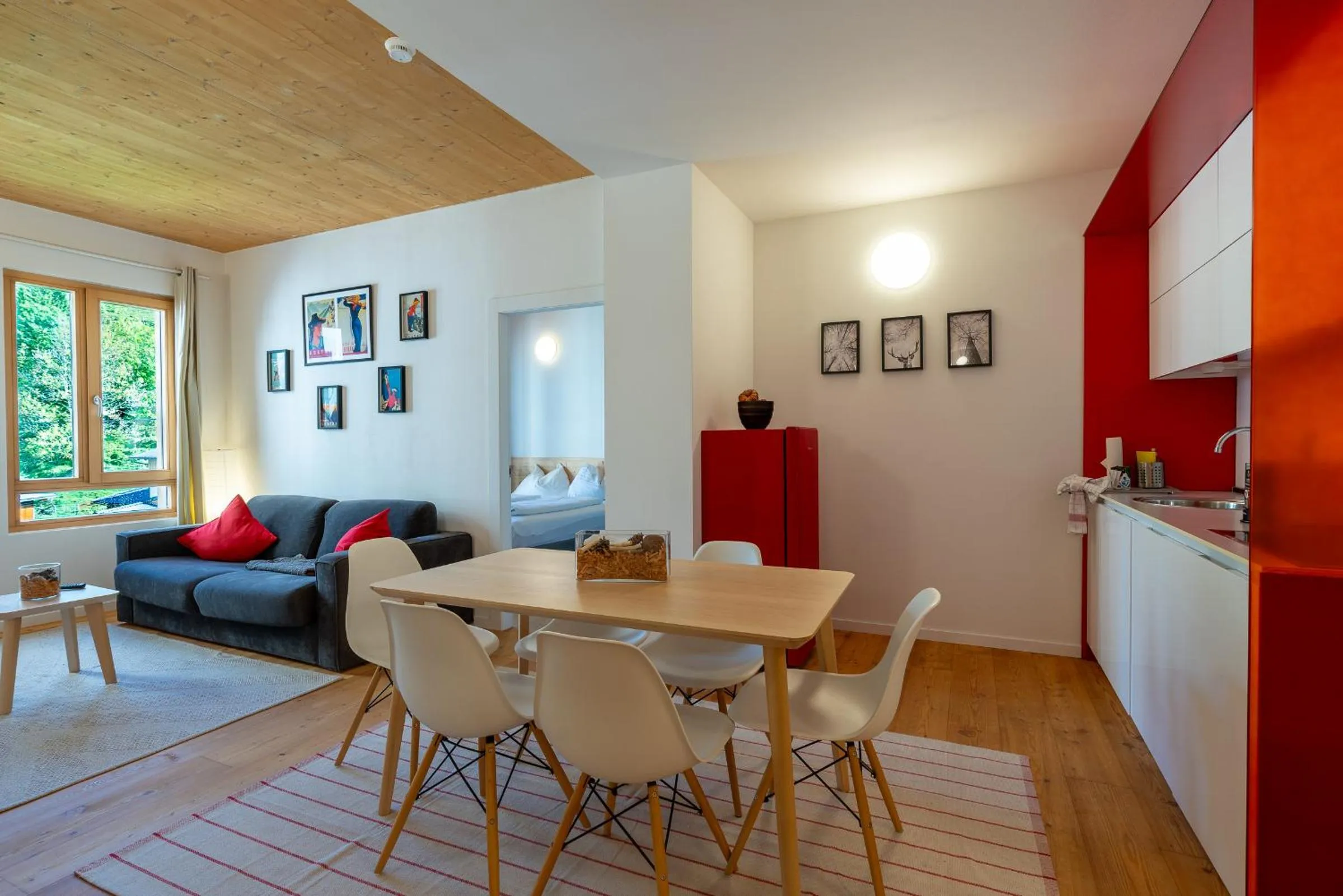 Living room in Quercus Appartements contactless check-in