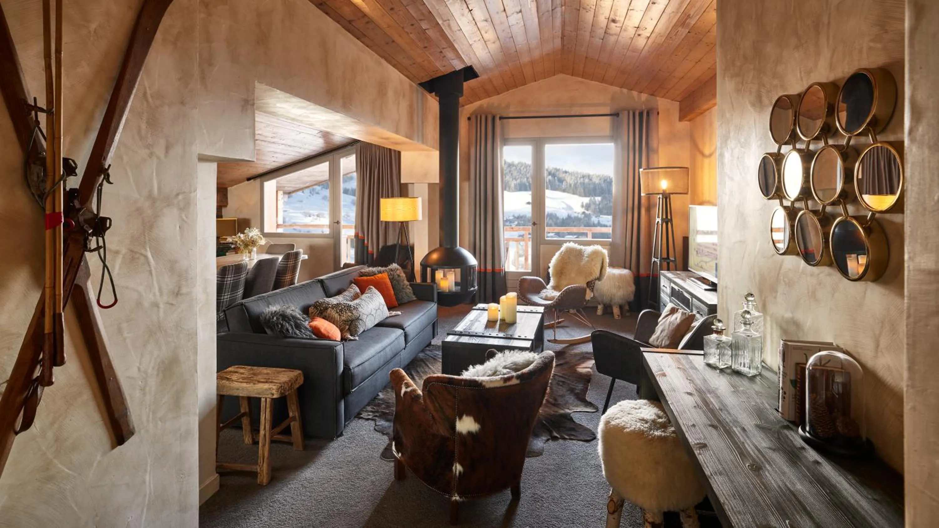 Living room in Hôtel L'Arboisie