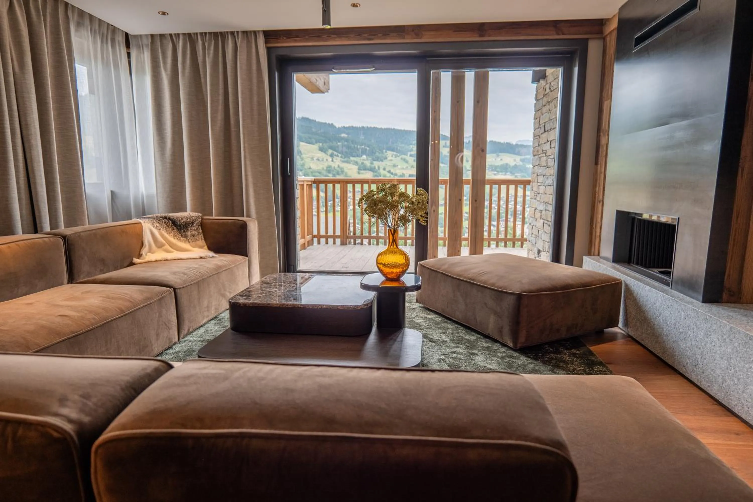 Seating area in Hôtel L'Arboisie