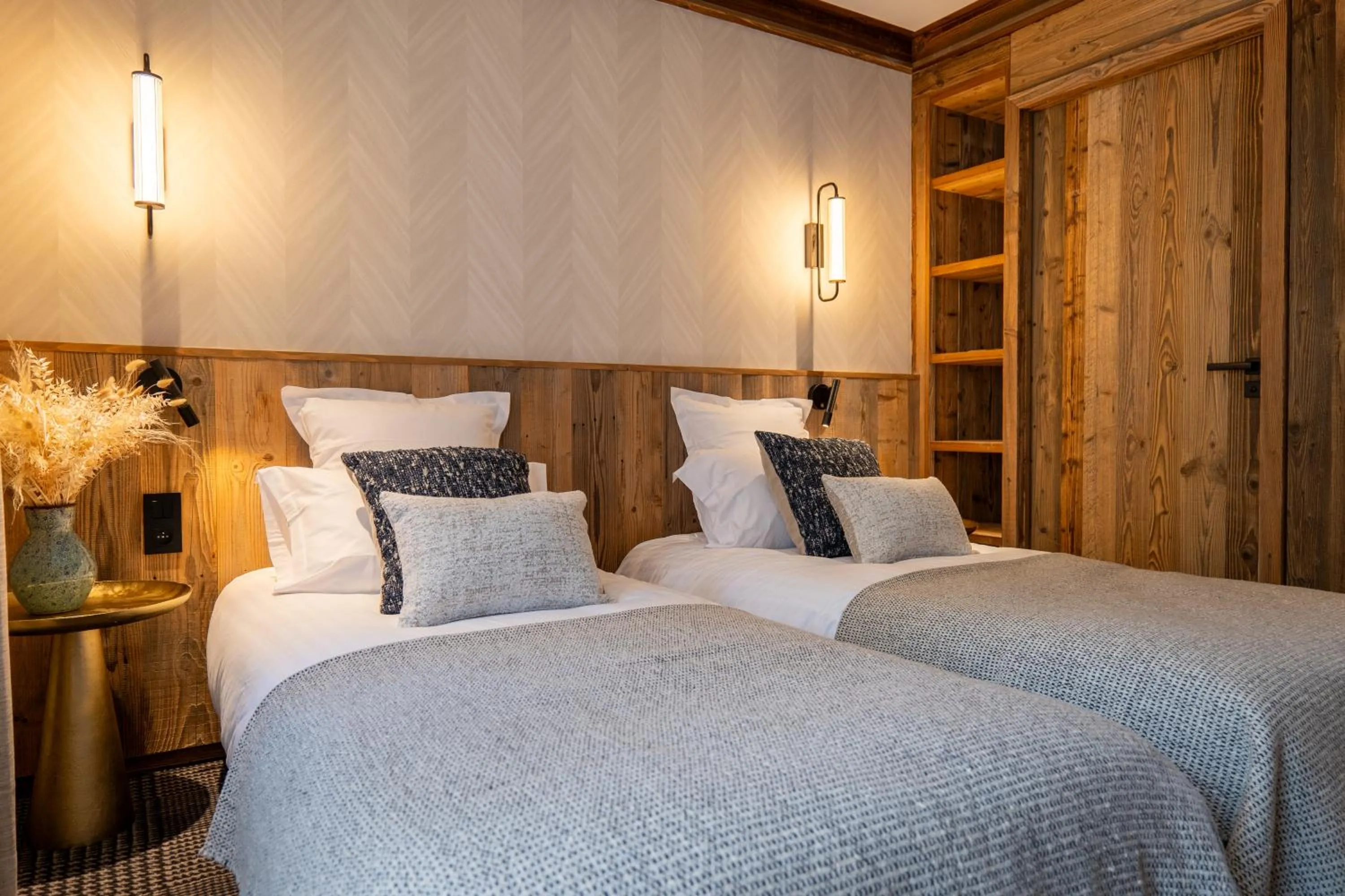 Bed in Hôtel L'Arboisie