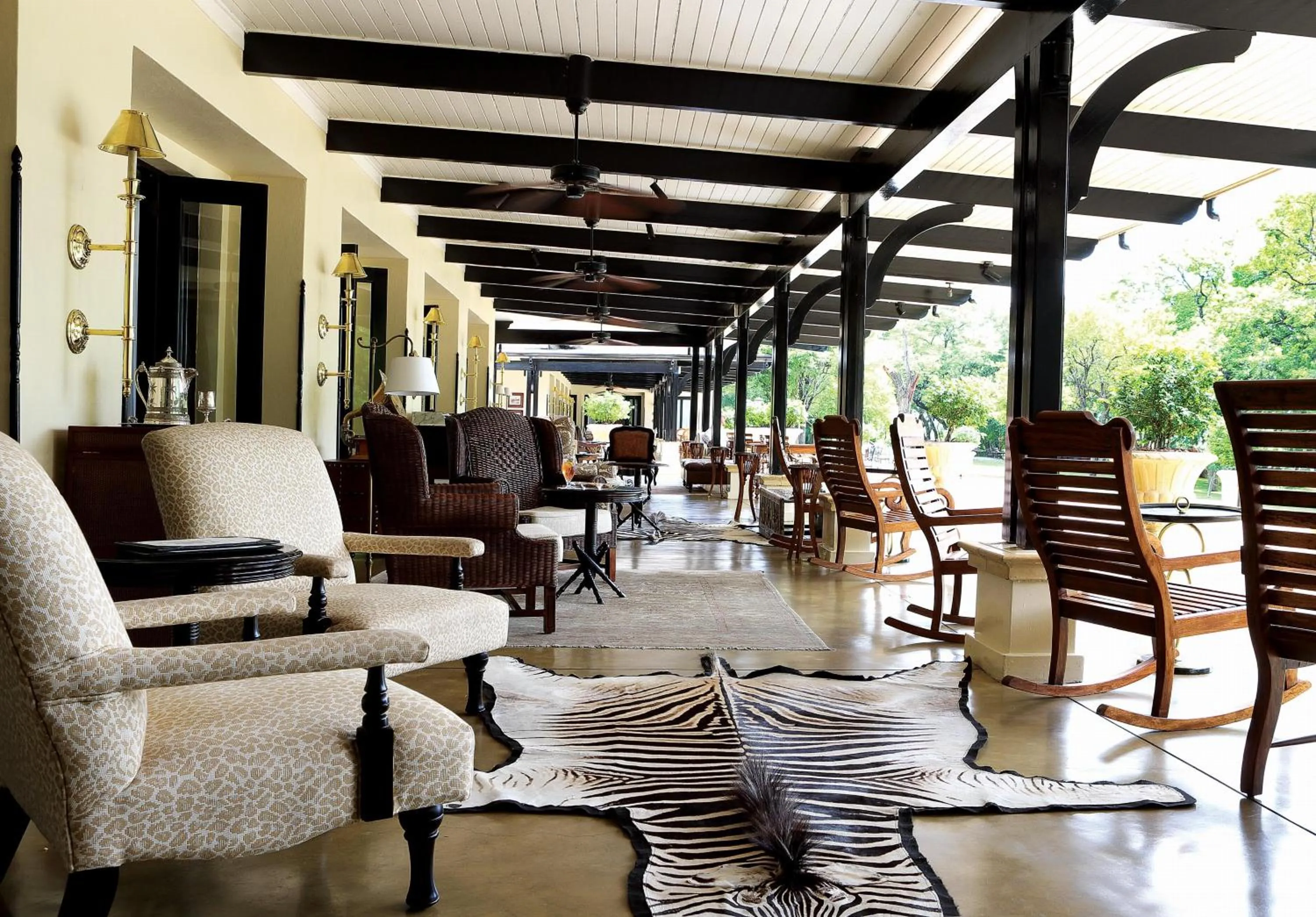 Balcony/Terrace in Royal Livingstone Hotel by Anantara