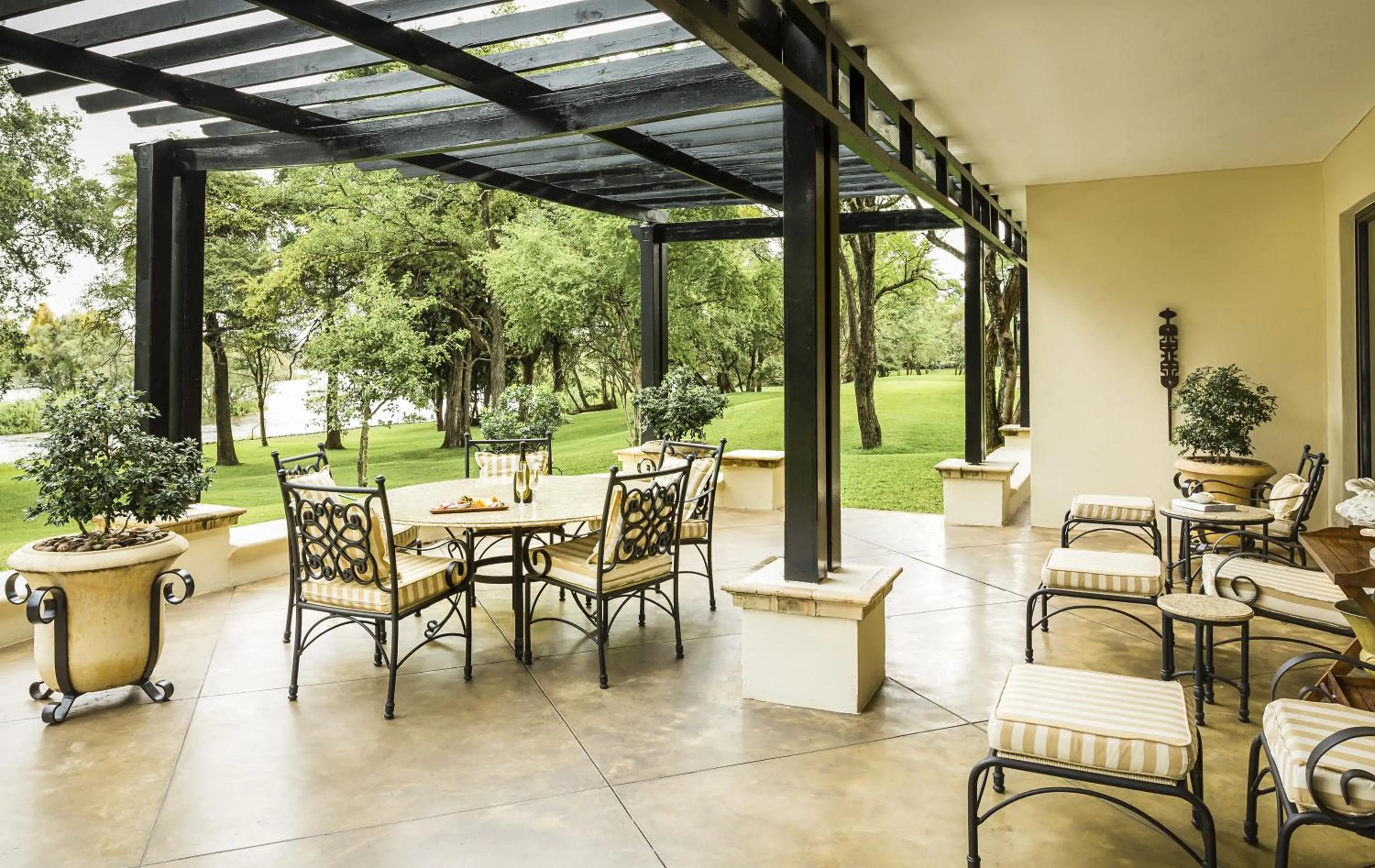 Balcony/Terrace in Royal Livingstone Hotel by Anantara