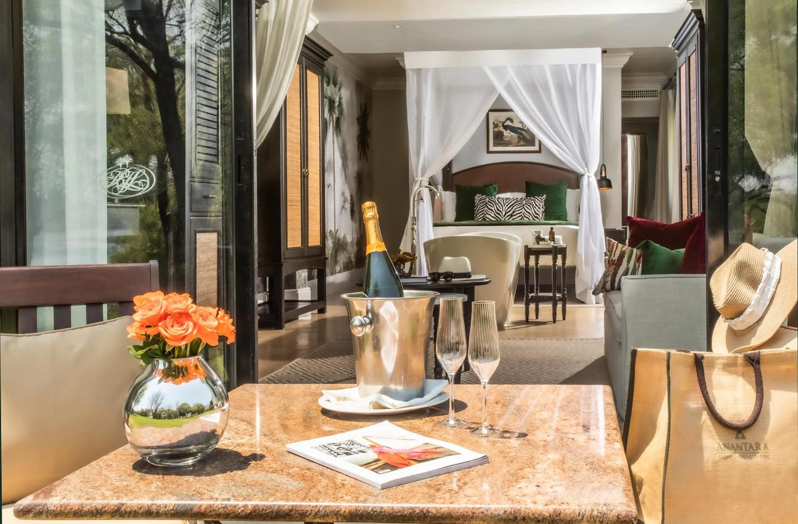 Living room in Royal Livingstone Hotel by Anantara