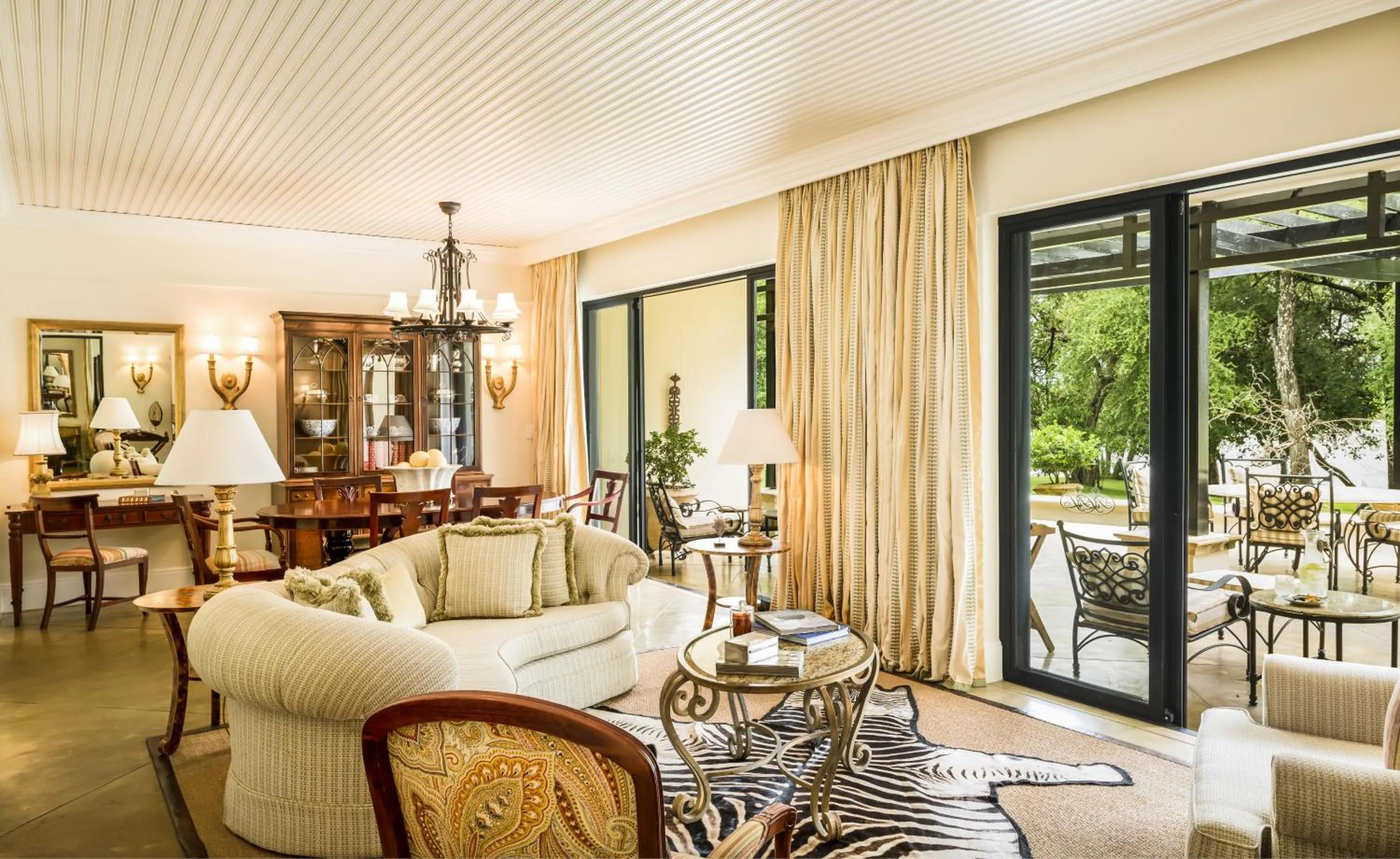 Living room in Royal Livingstone Hotel by Anantara