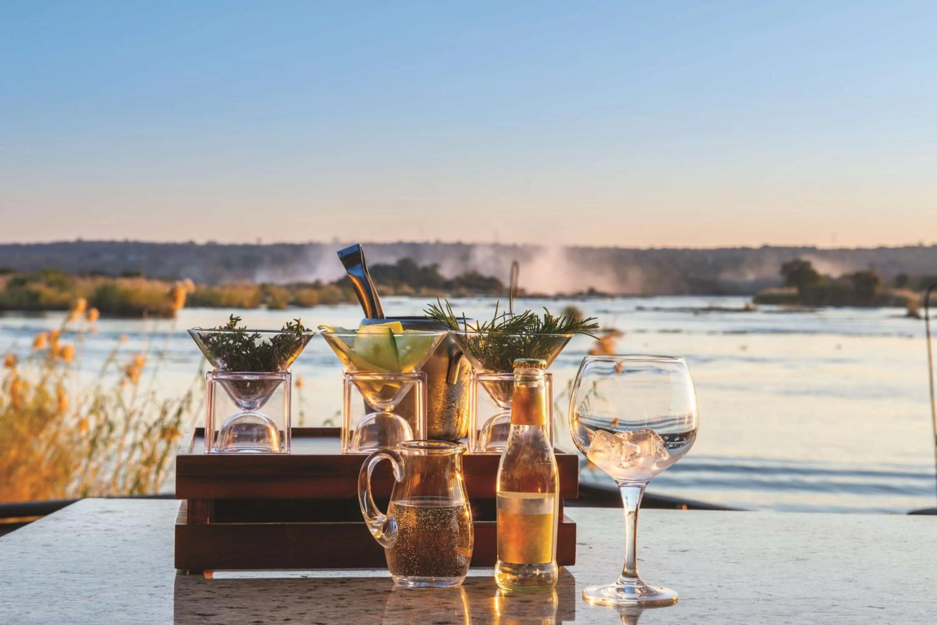 Dining area in Royal Livingstone Hotel by Anantara