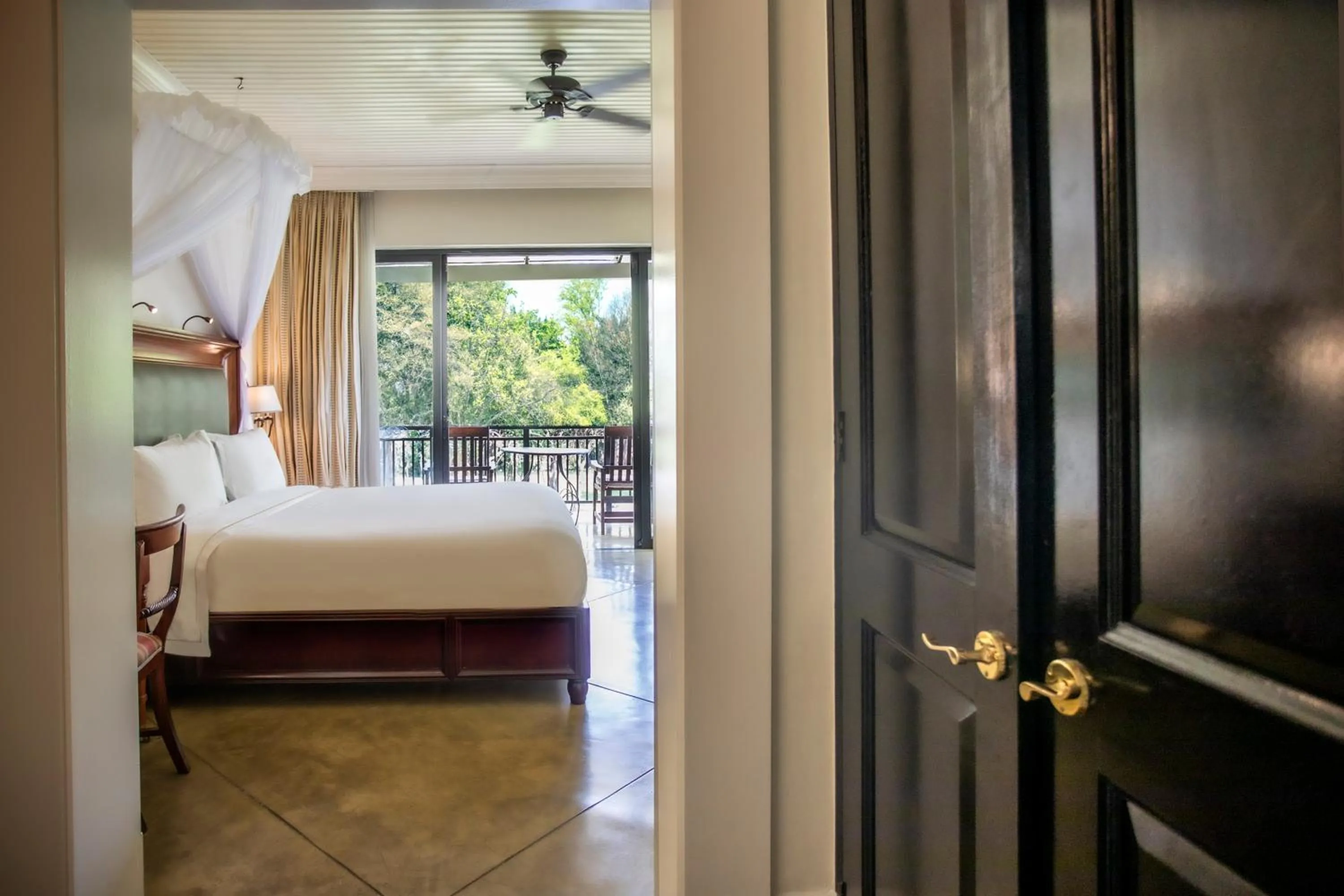View (from property/room), Bed in Royal Livingstone Hotel by Anantara