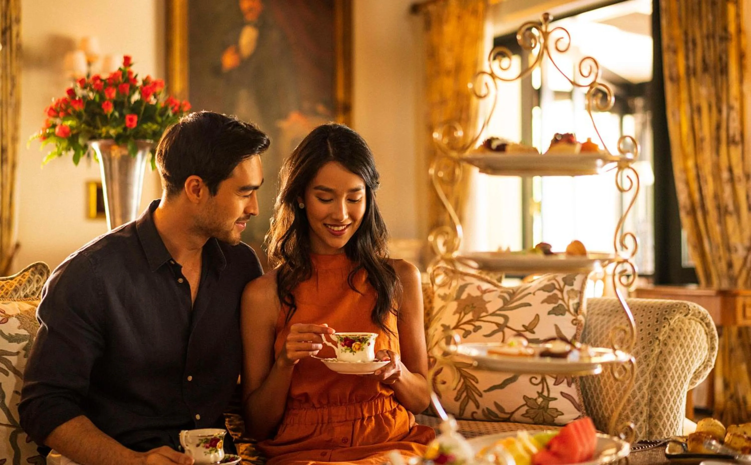 Dining area in Royal Livingstone Hotel by Anantara