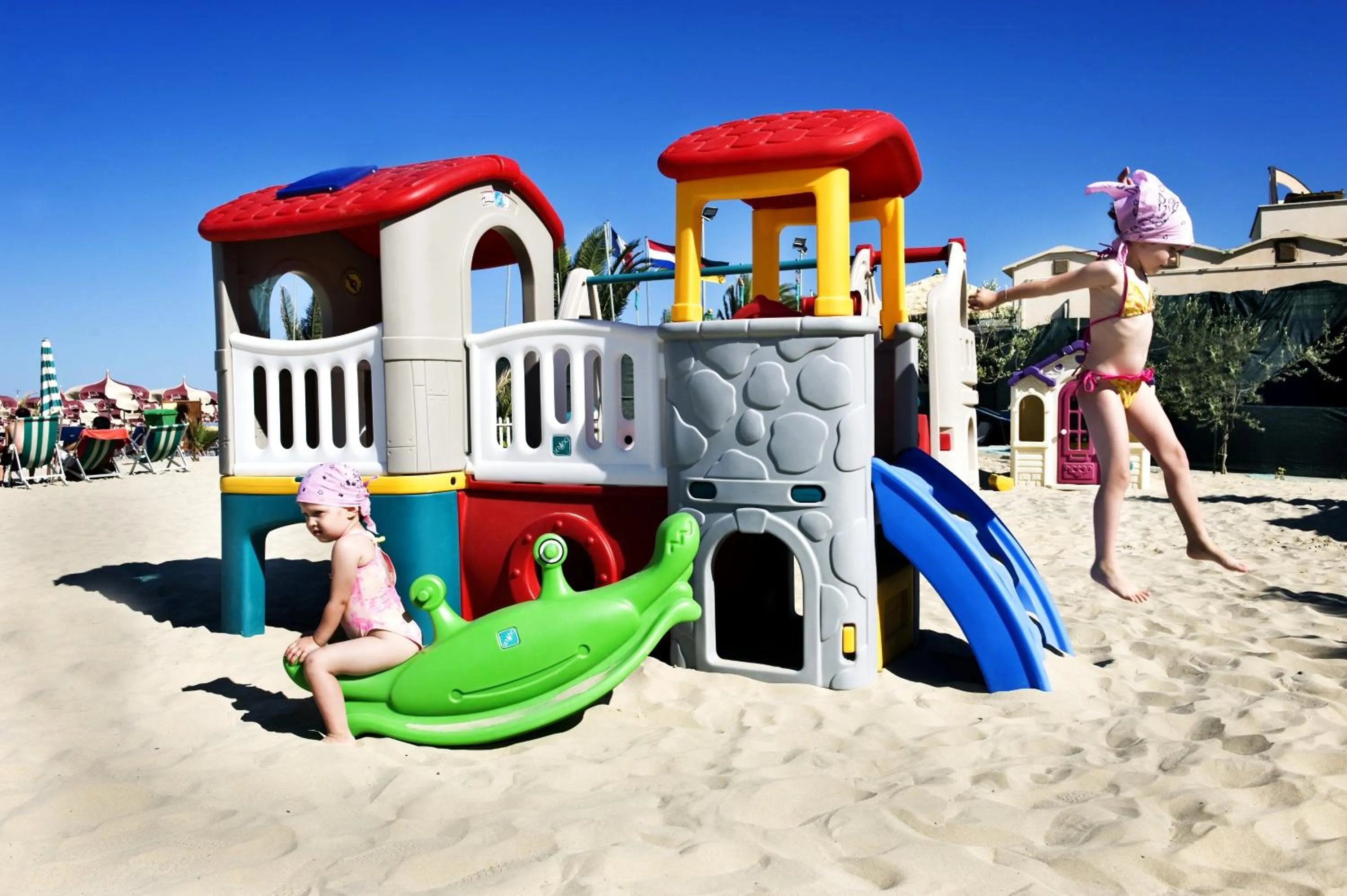 Children play ground in Grand Hotel Excelsior