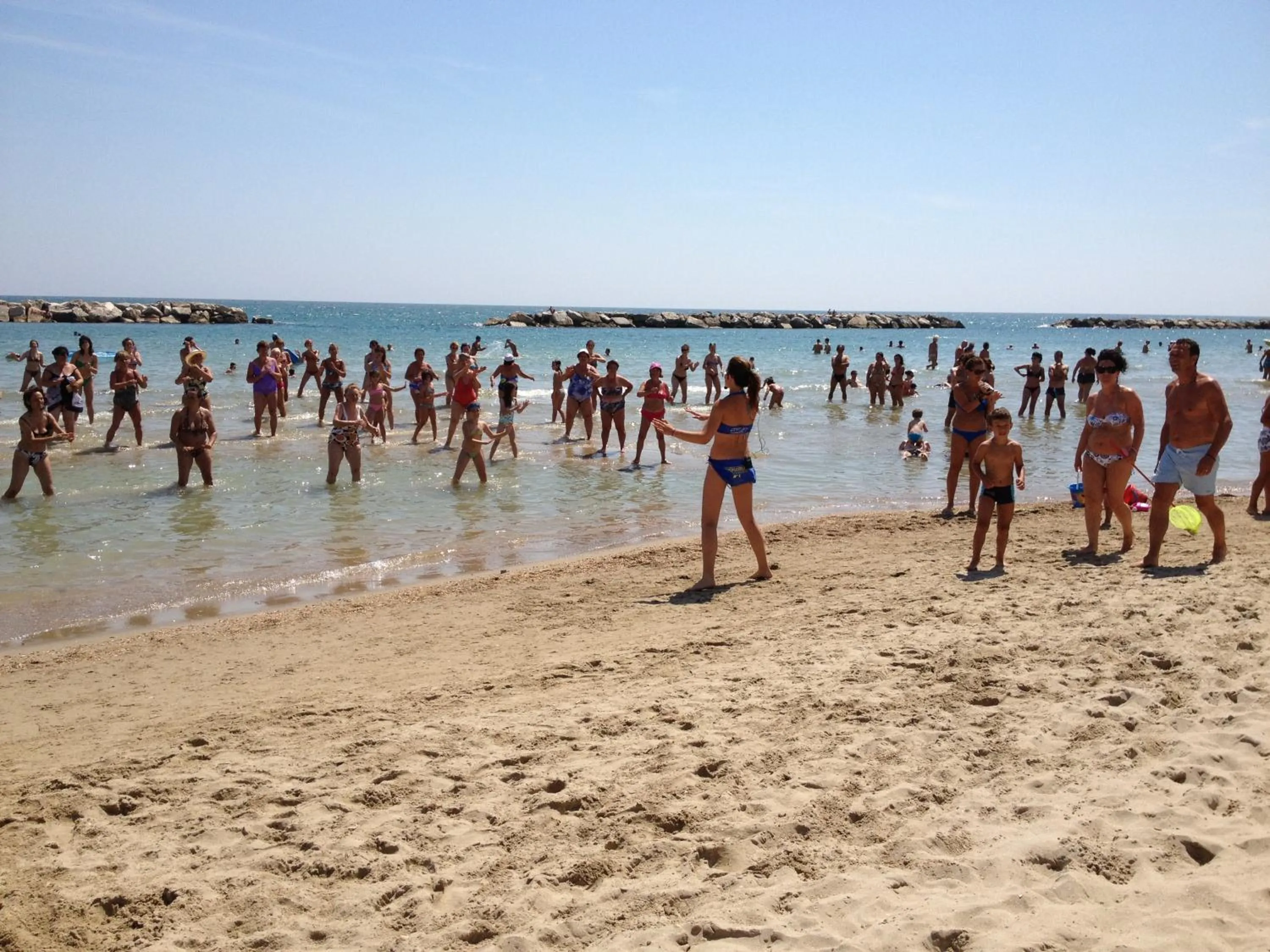 Beach in Grand Hotel Excelsior