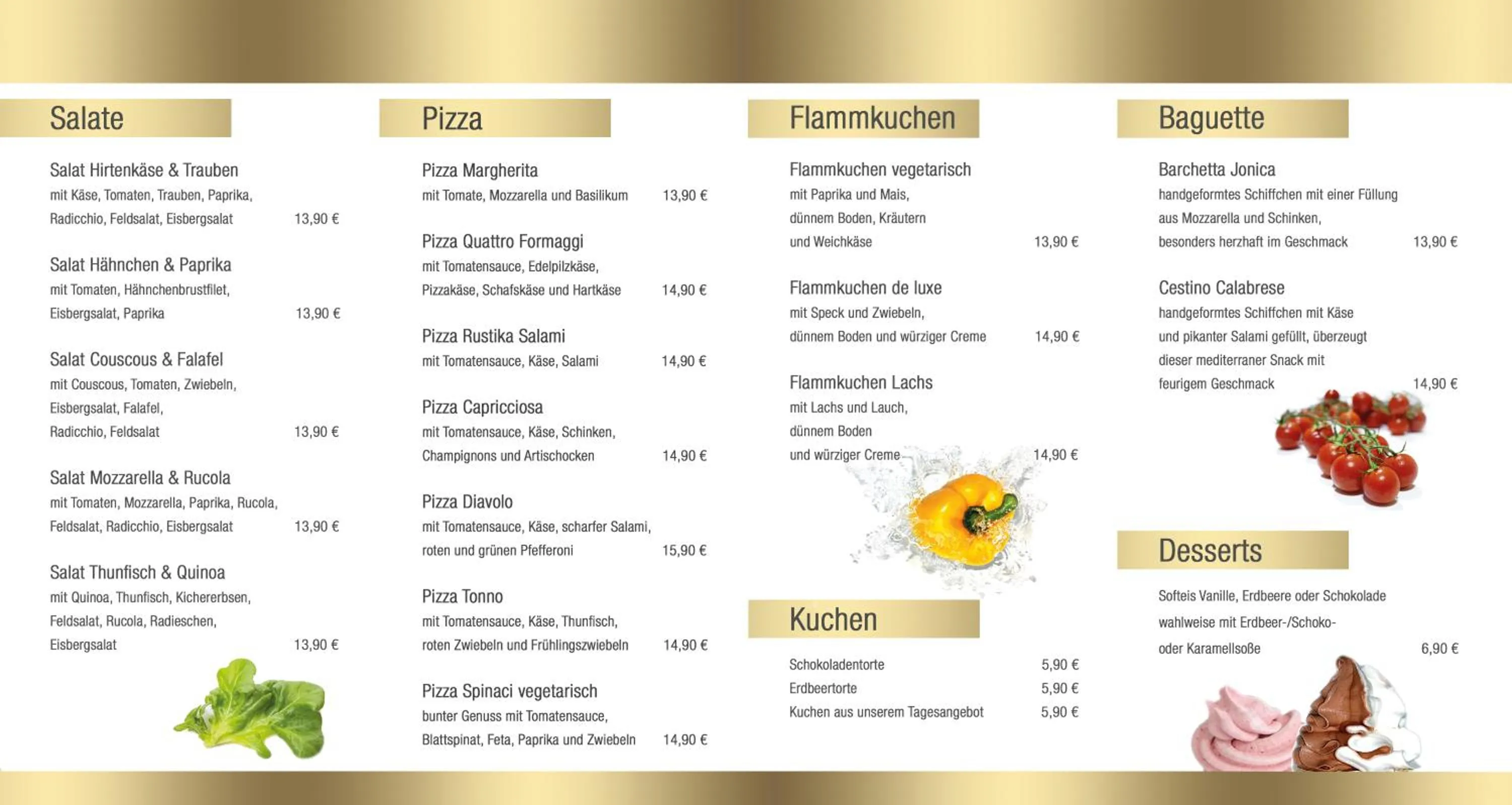 Food and drinks in Parkhotel Putbus Superior International