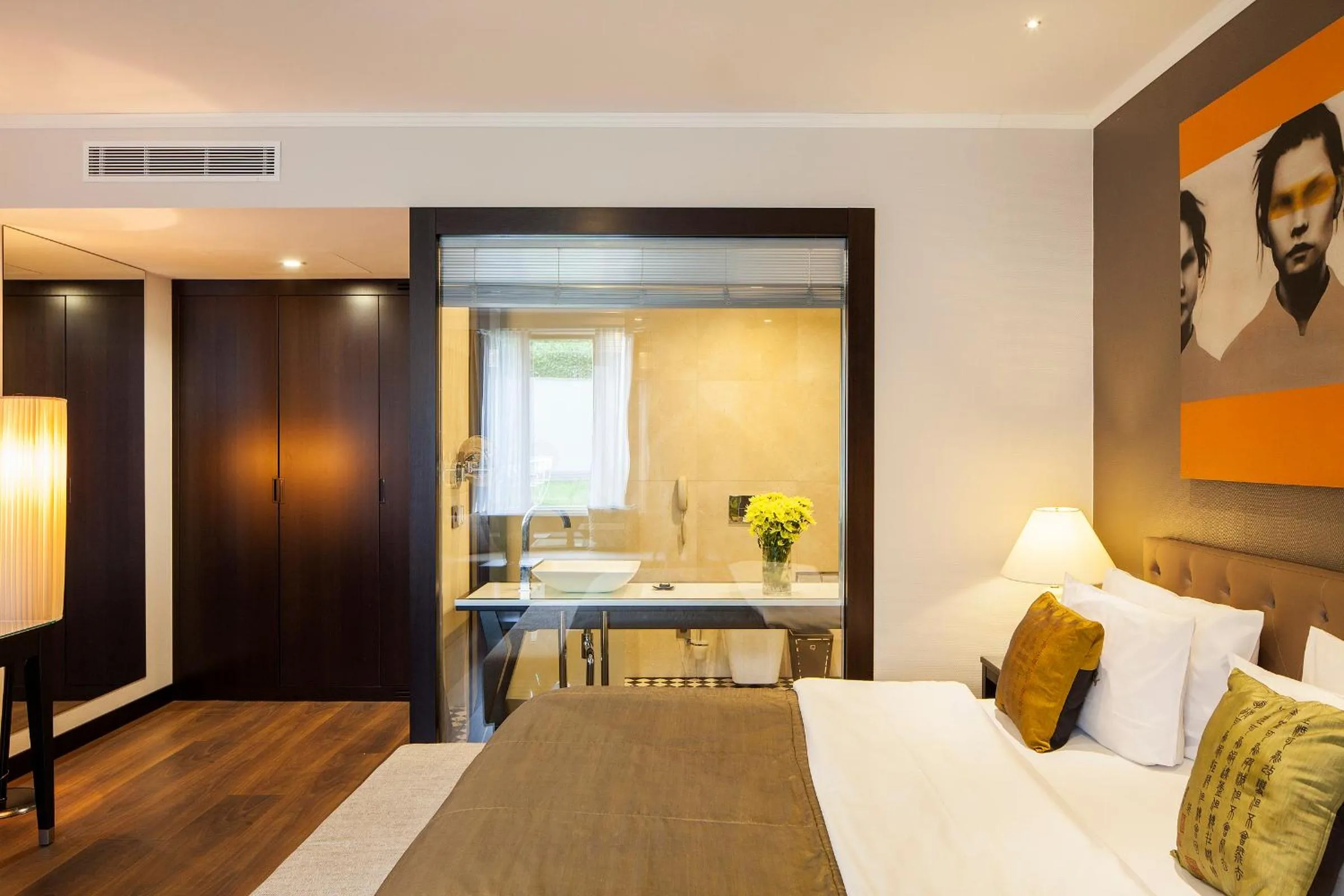 Bed in Quentin Boutique Hotel